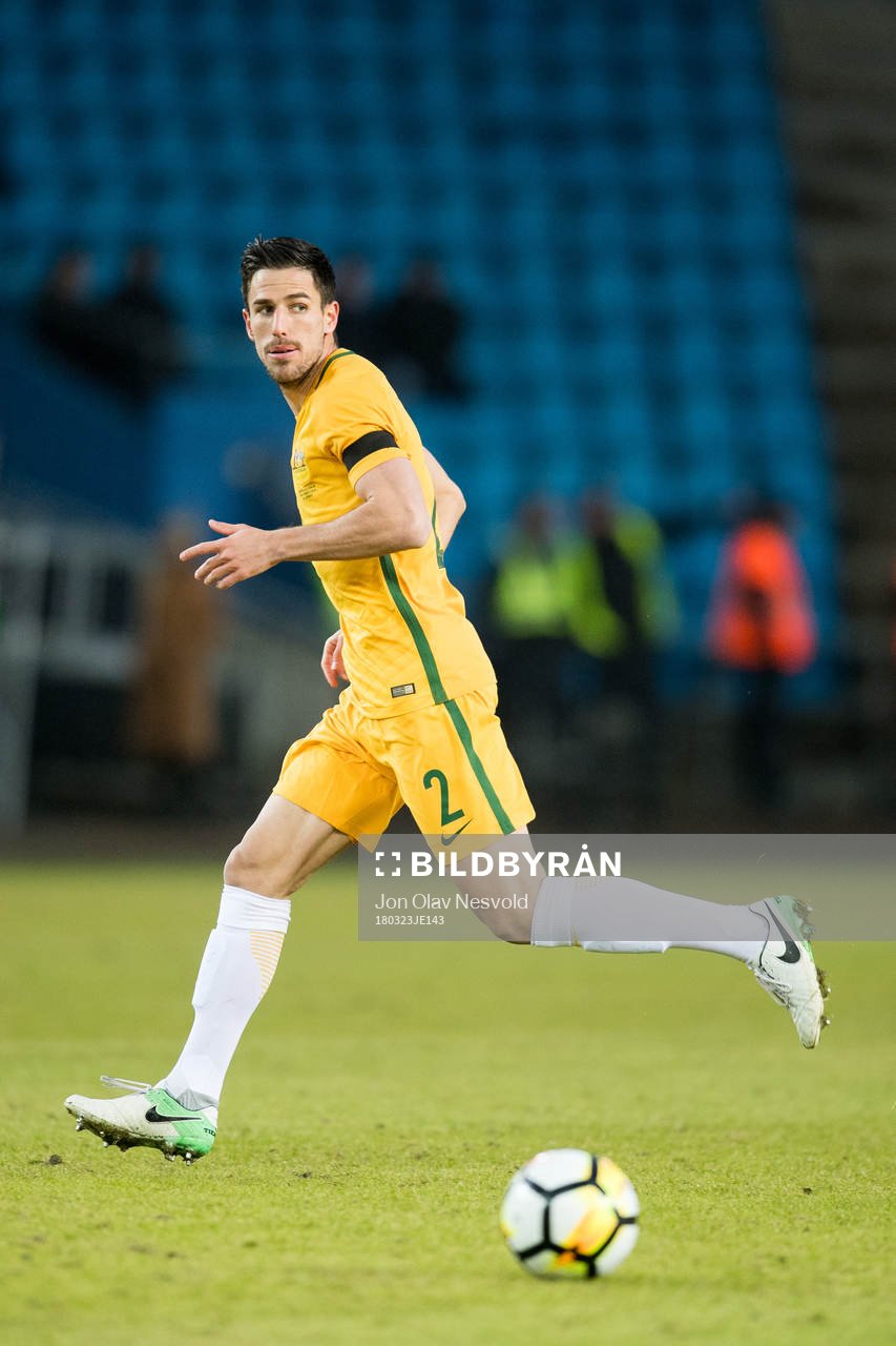 Milos Degenek of Australia