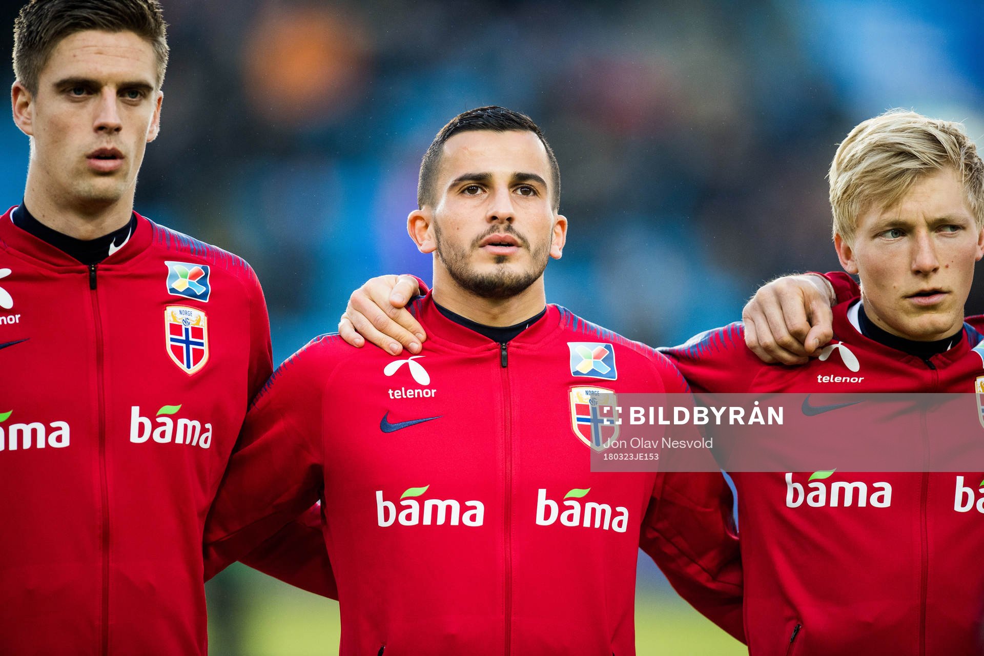 Markus Henriksen, Omar Elabdellaoui and Birger Meling of
