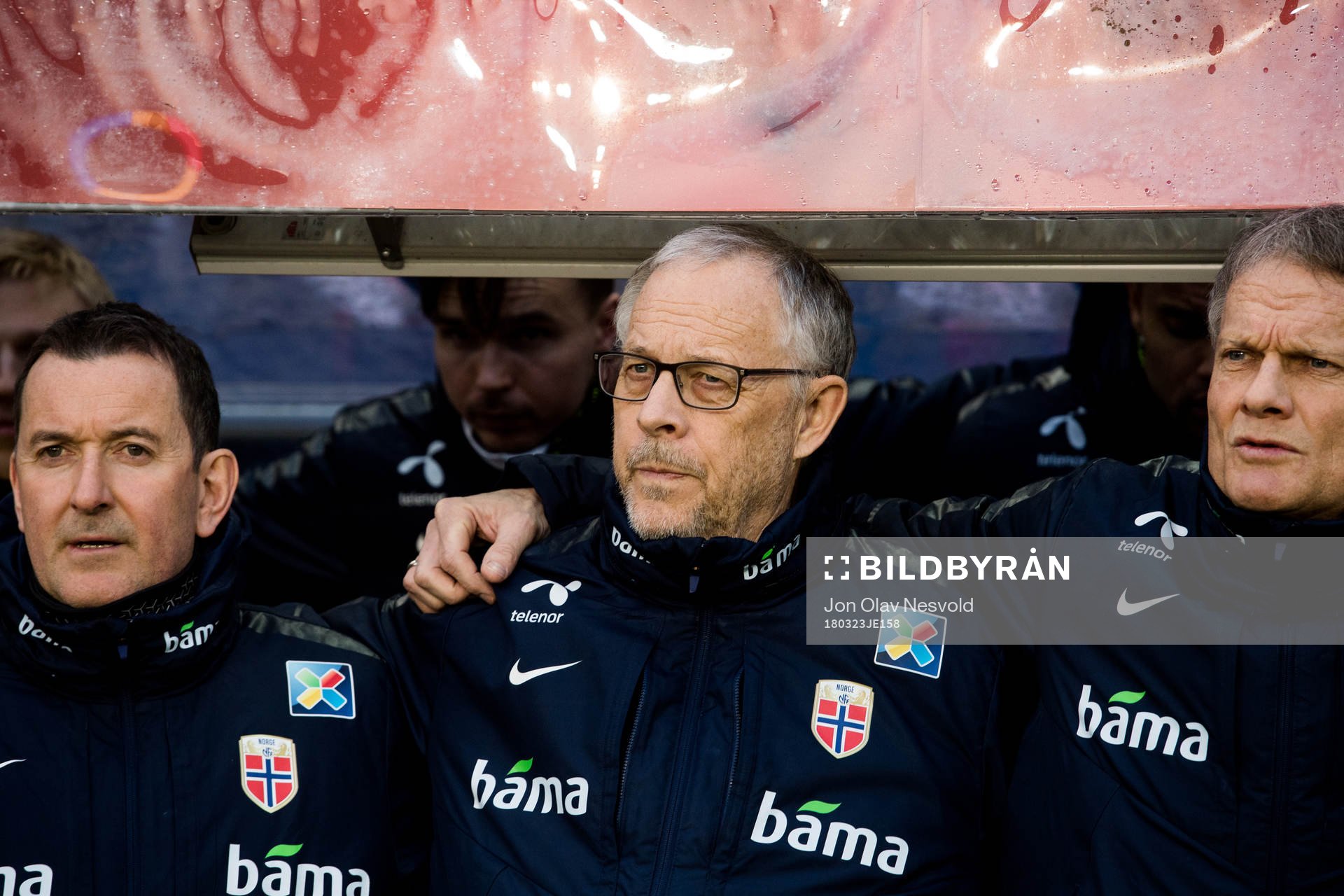 Per Joar Hansen, assistant coach, Lars Lagerbäck, head