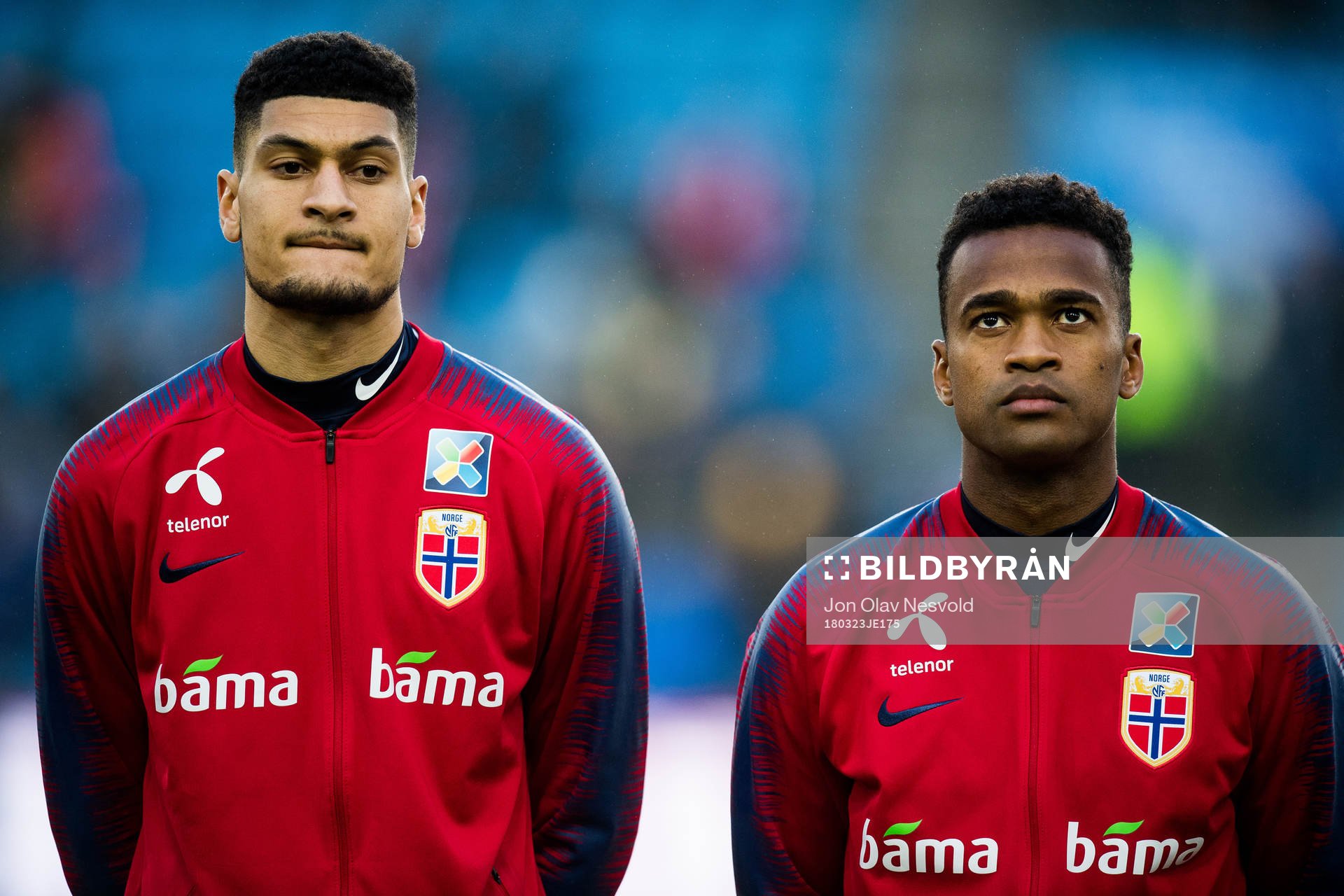 Bjørn Maars Johnsen of Norway and Ola Kamara of Norway