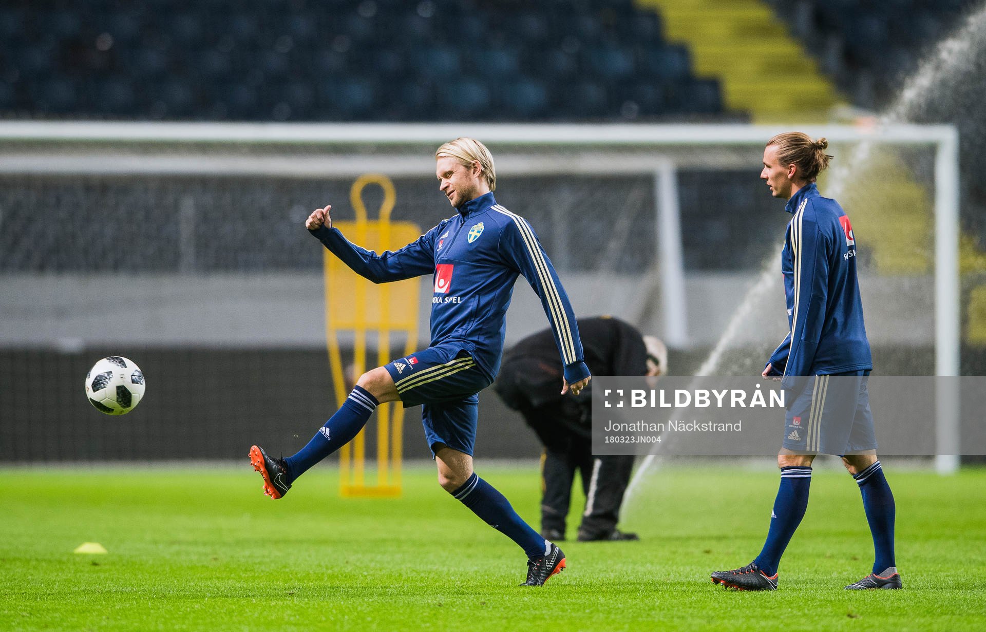 Sveriges Johan Larsson och Niklas Hult