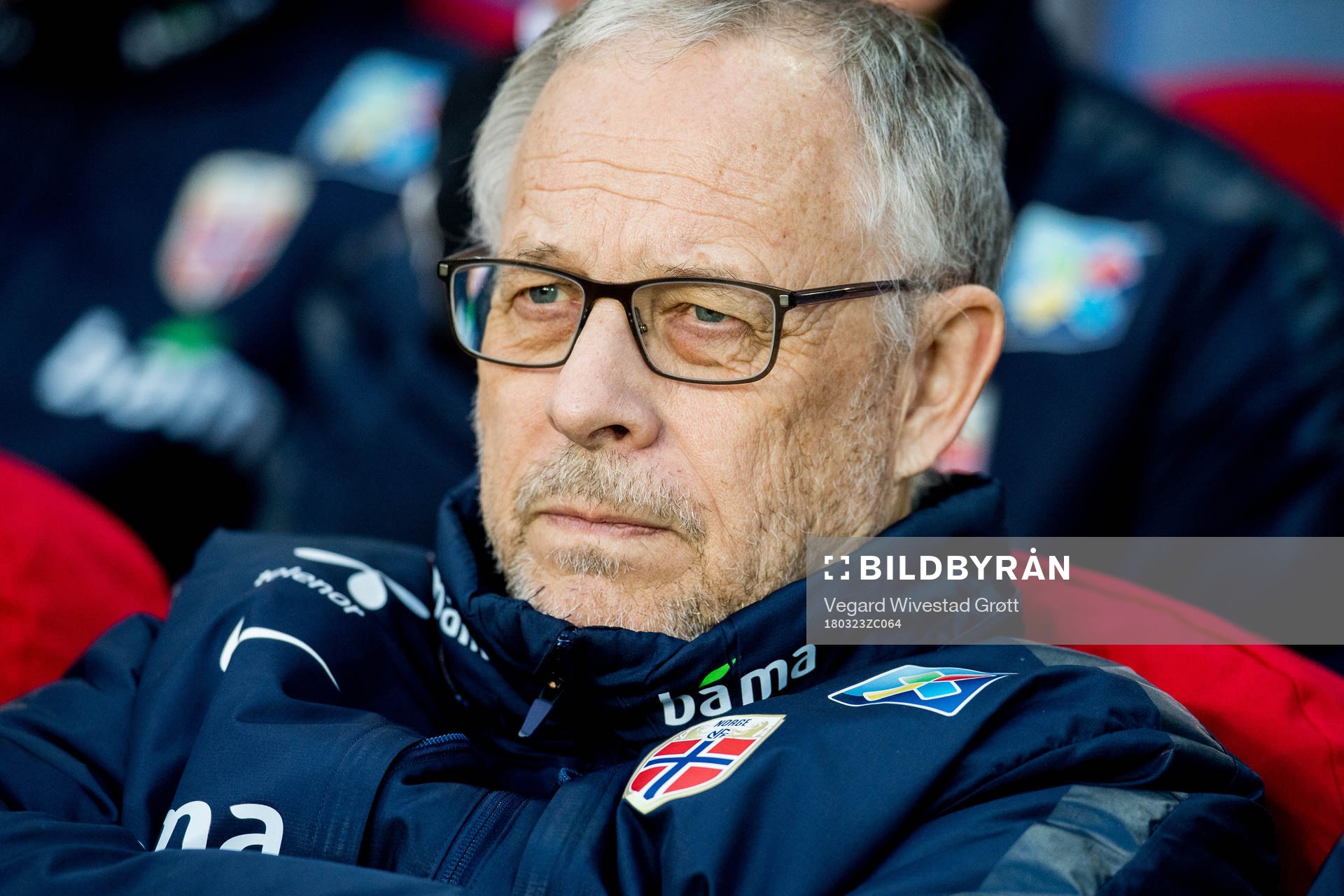 Lars Lagerbäck, head coach of Norway
