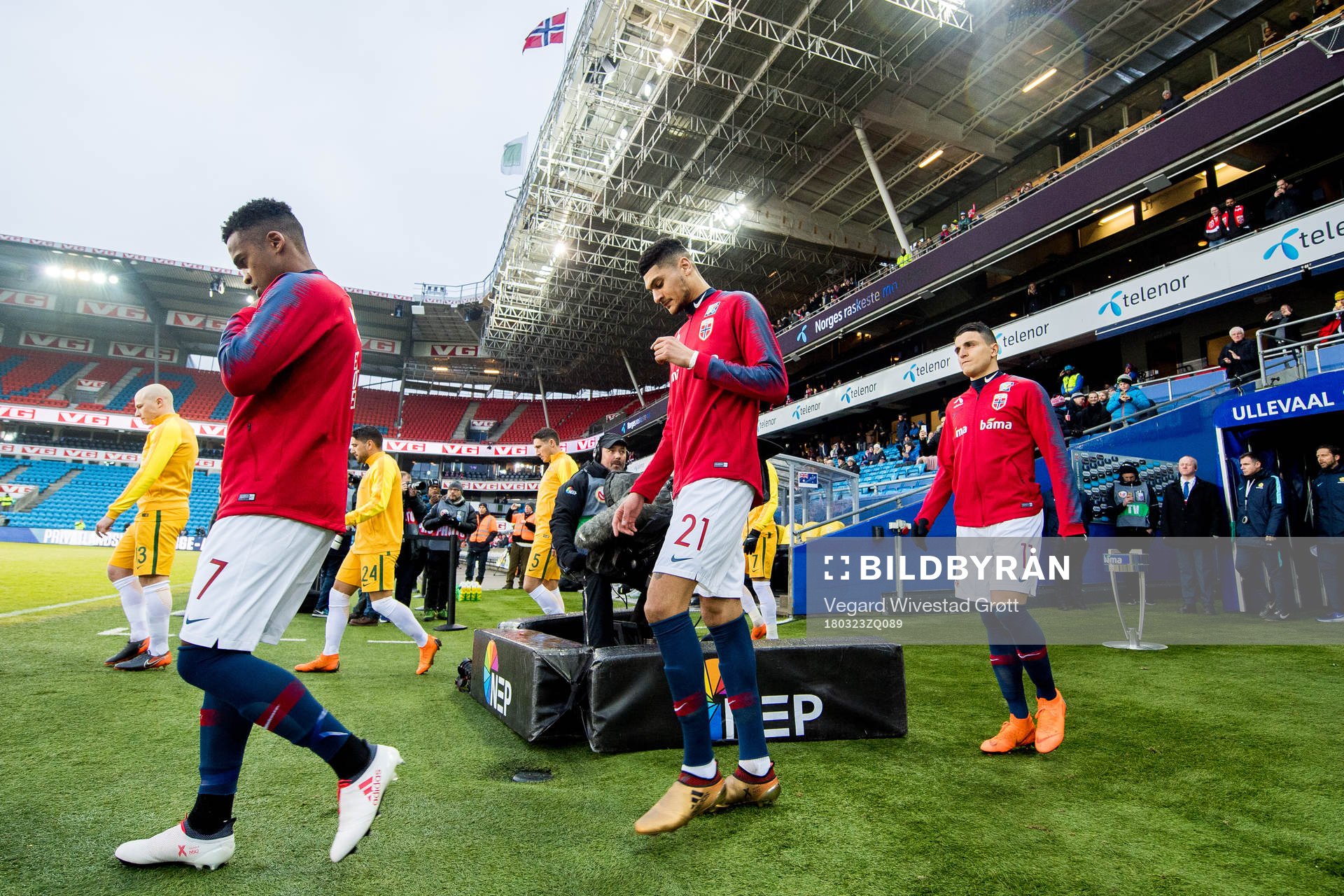 Ola Kamara, Bjørn Maars Johnsen and Mohamed Elyounoussi of