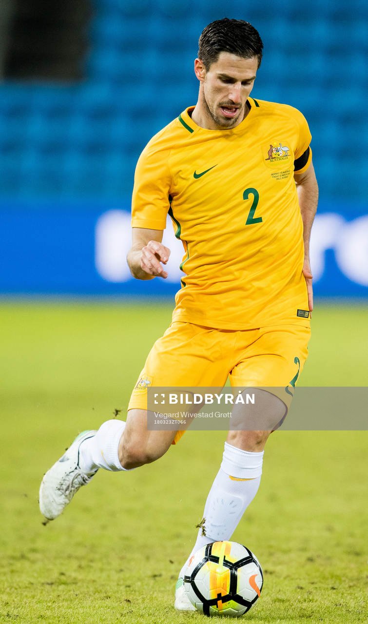 Milos Degenek of Australia