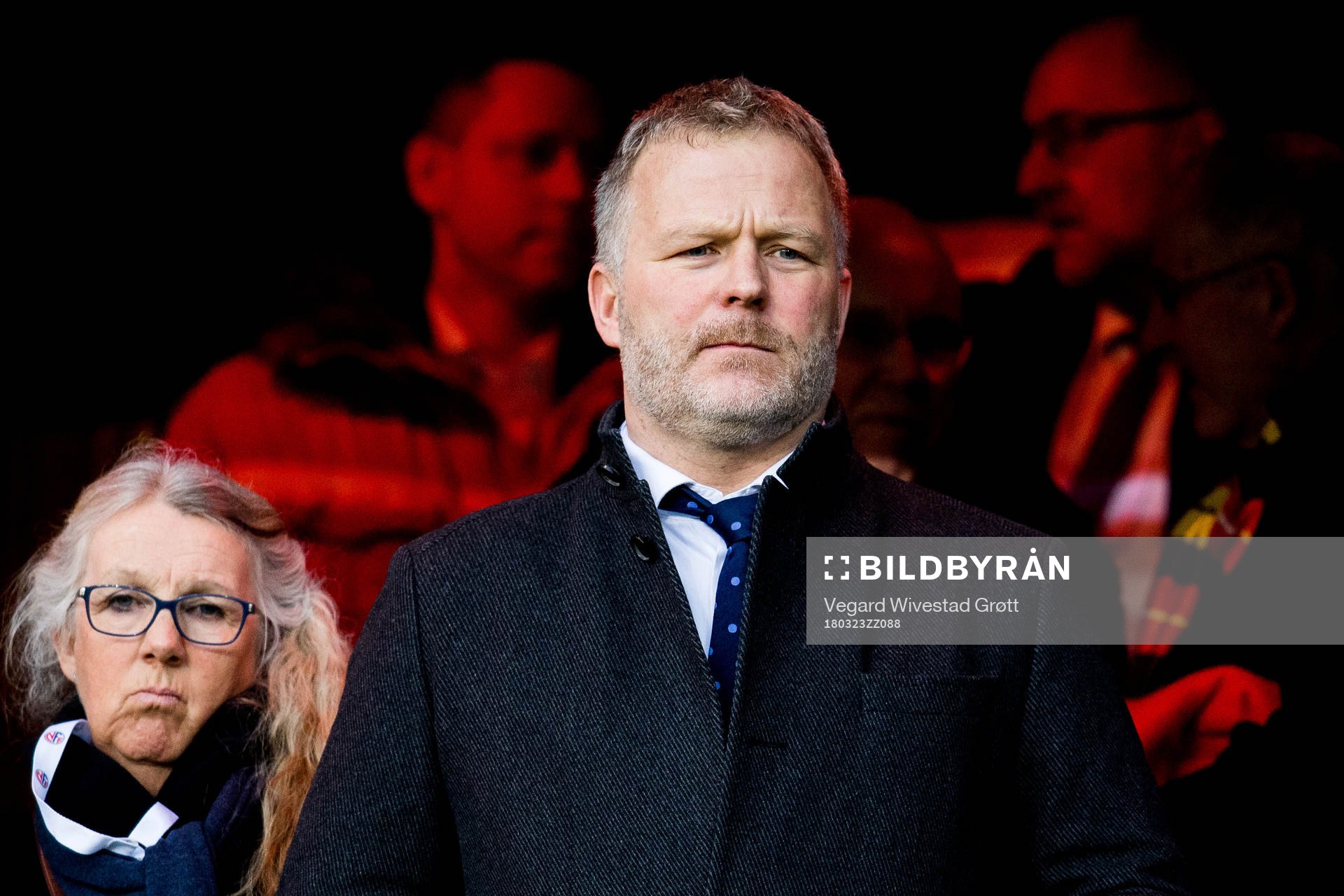 Kai-Erik Arstad in the stands