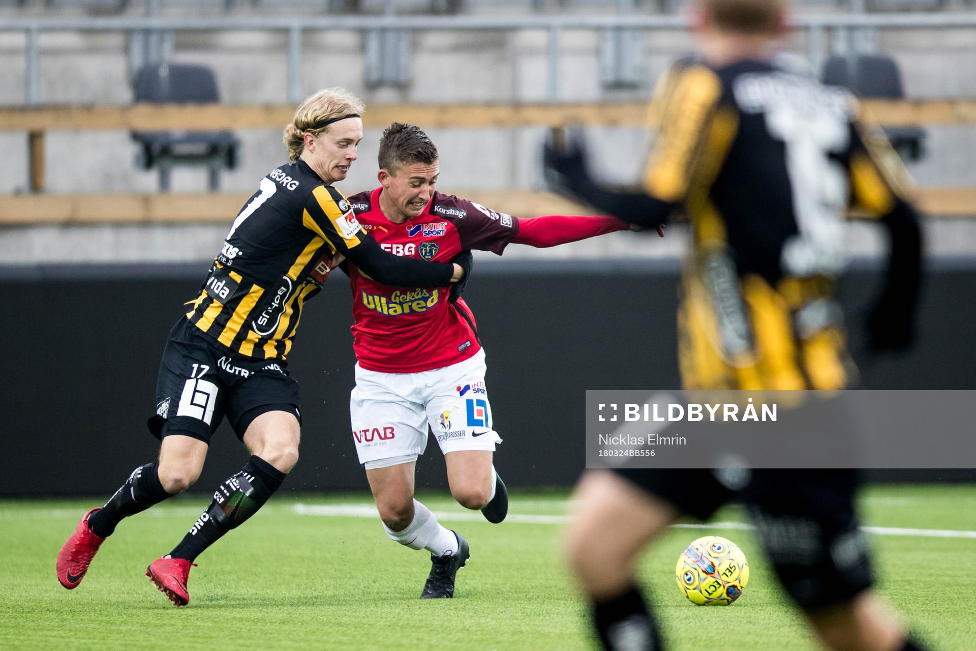 Häckens Gustav Berggren mot Falkenbergs John Björkengren