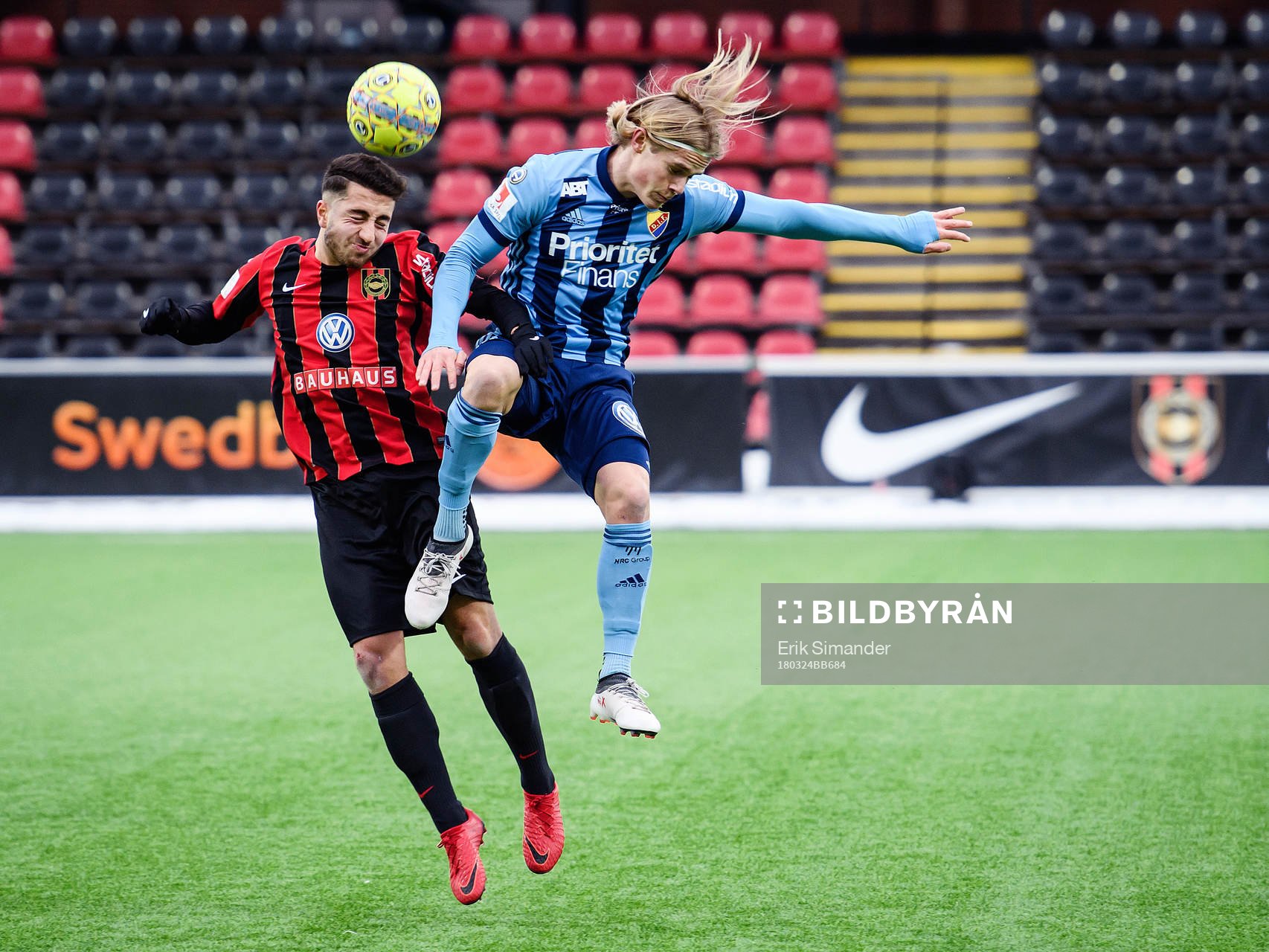 Brommapojkarnas Moustafa Zeidan och Djurgårdens Hampus