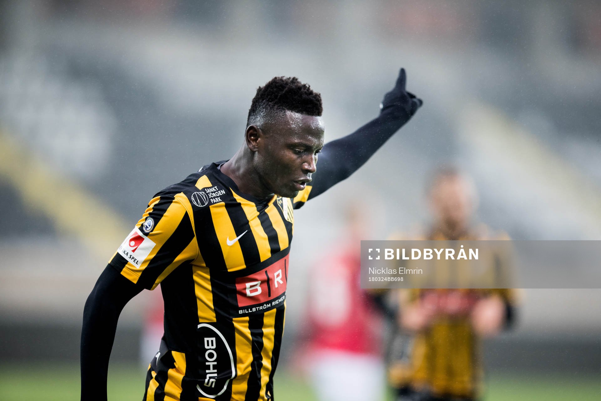 Häckens Alhassan Kamara målskytt i träningsmatchen i