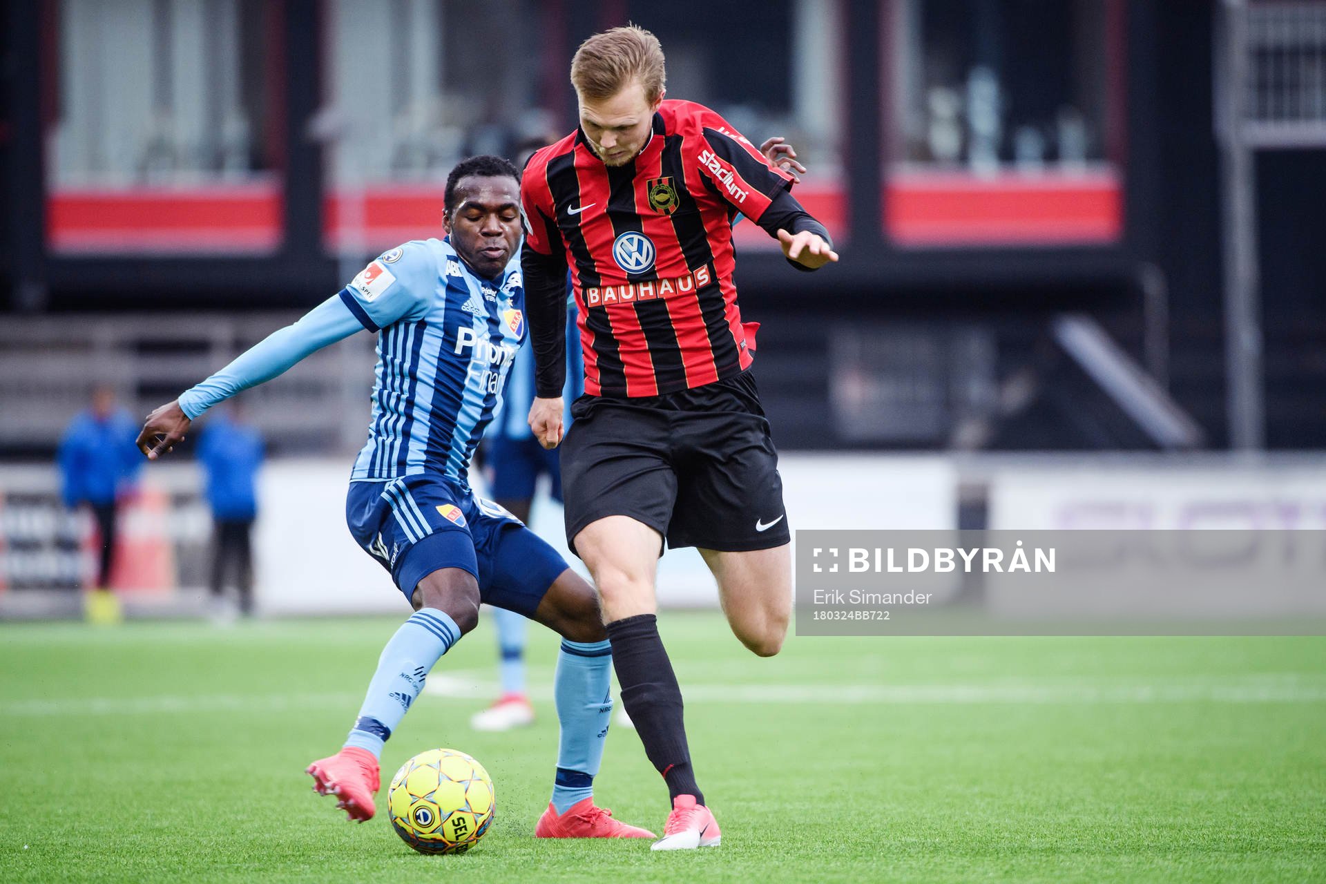 Brommapojkarnas Tim Söderström och Djurgårdens Edward