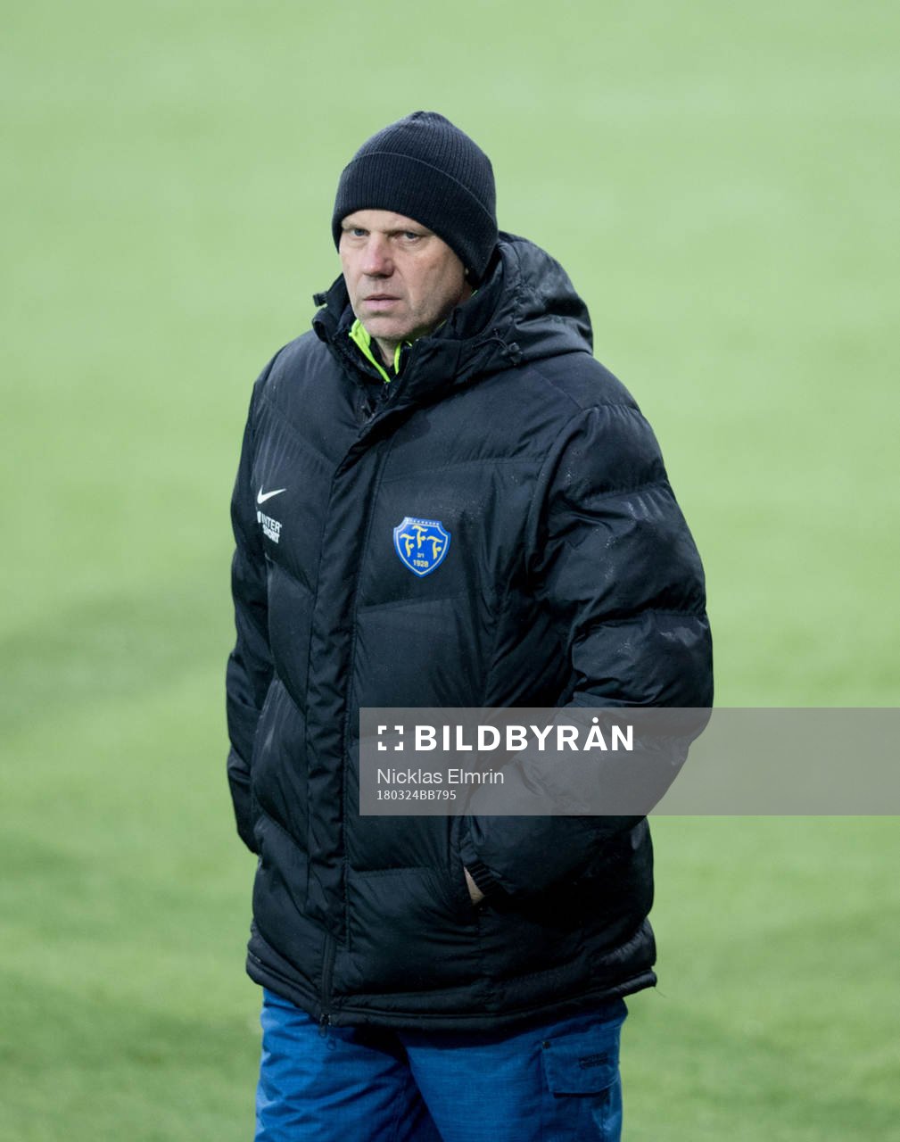 Falkenbergs tränare Jonas Axeldal