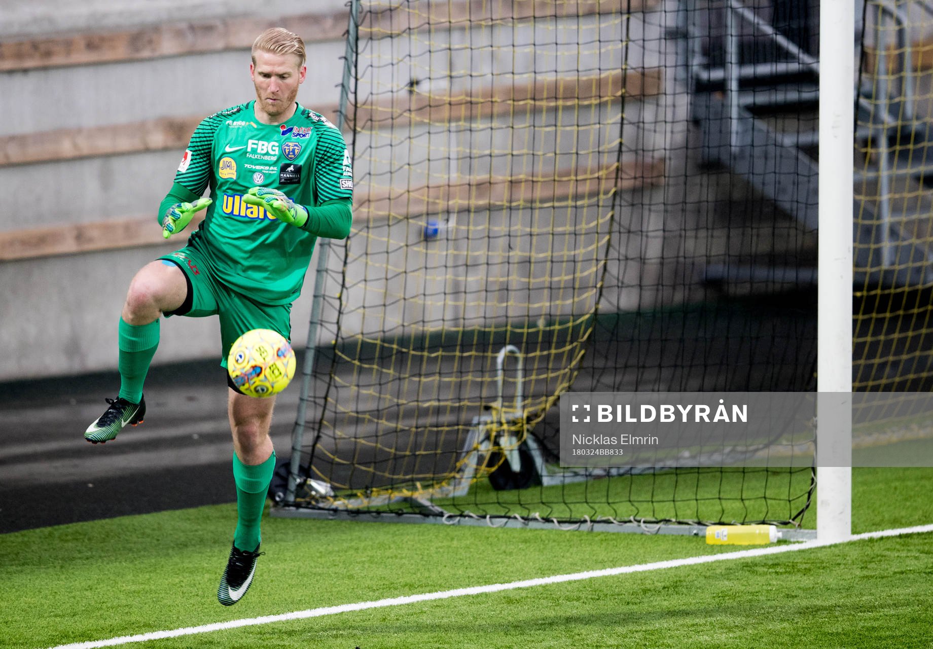 Falkenbergs målvakt Hampus Nilsson