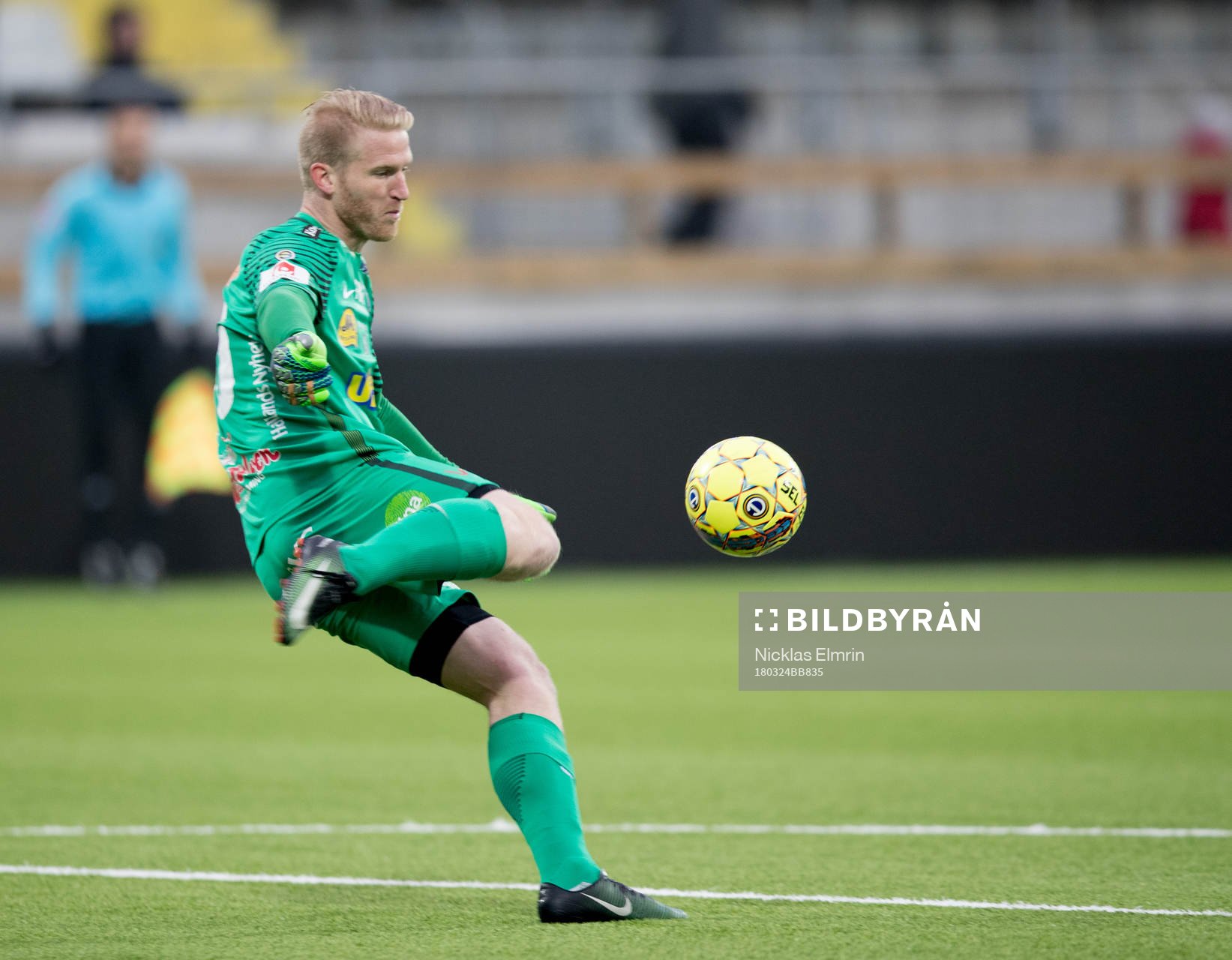Falkenbergs målvakt Hampus Nilsson