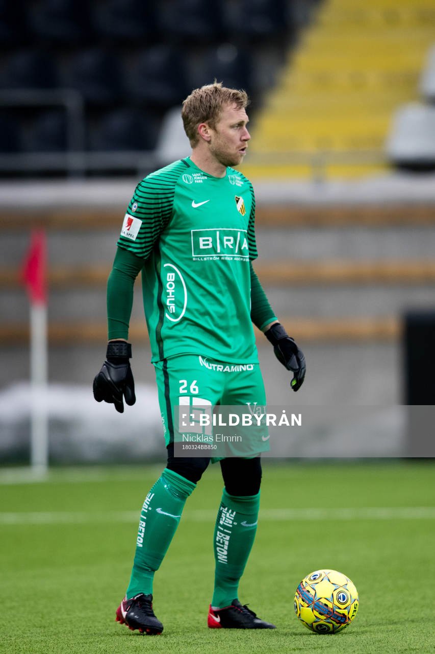 Häckens målvakt Peter Abrahamsson