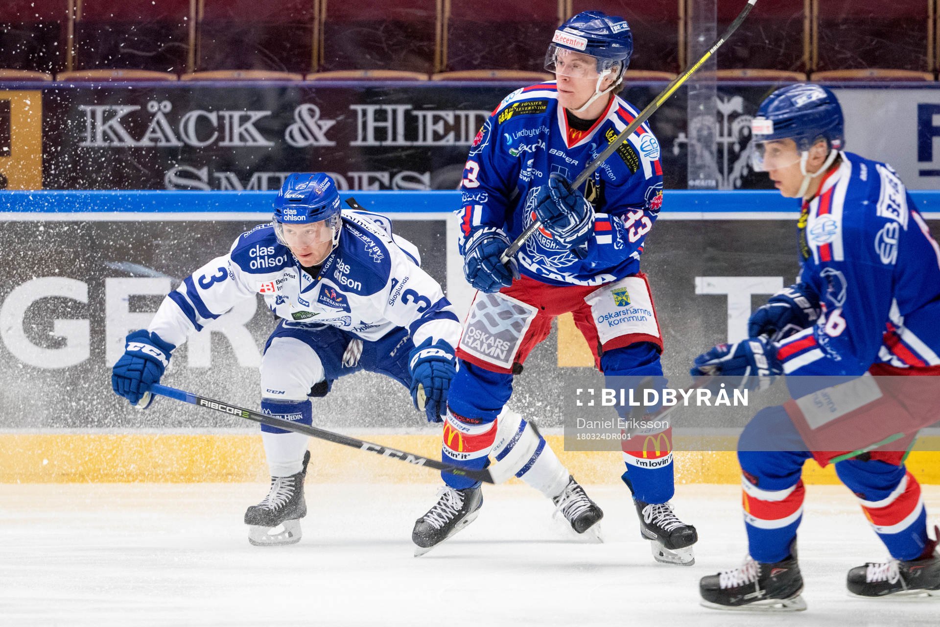 Leksands Daniel Bertov och Oskarshamns Filiph Engsund