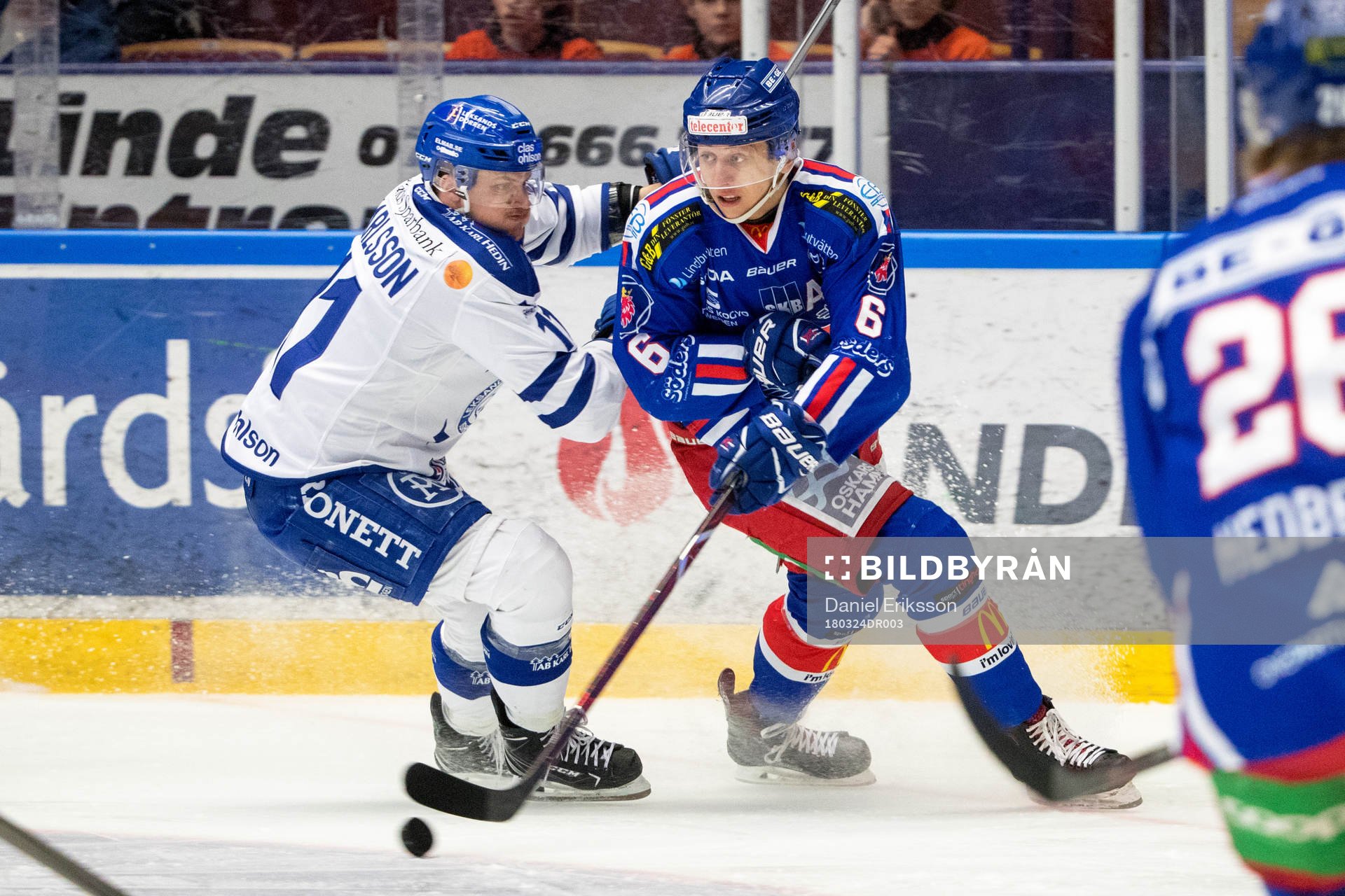 Leksands Martin Karlsson och Oskarshamns Martin Fehéváry