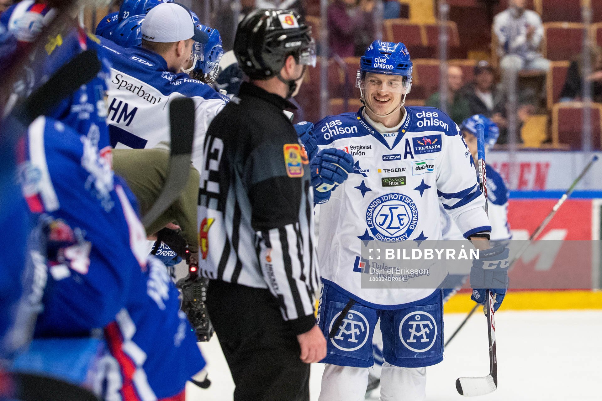 Leksands Martin Karlsson jublar