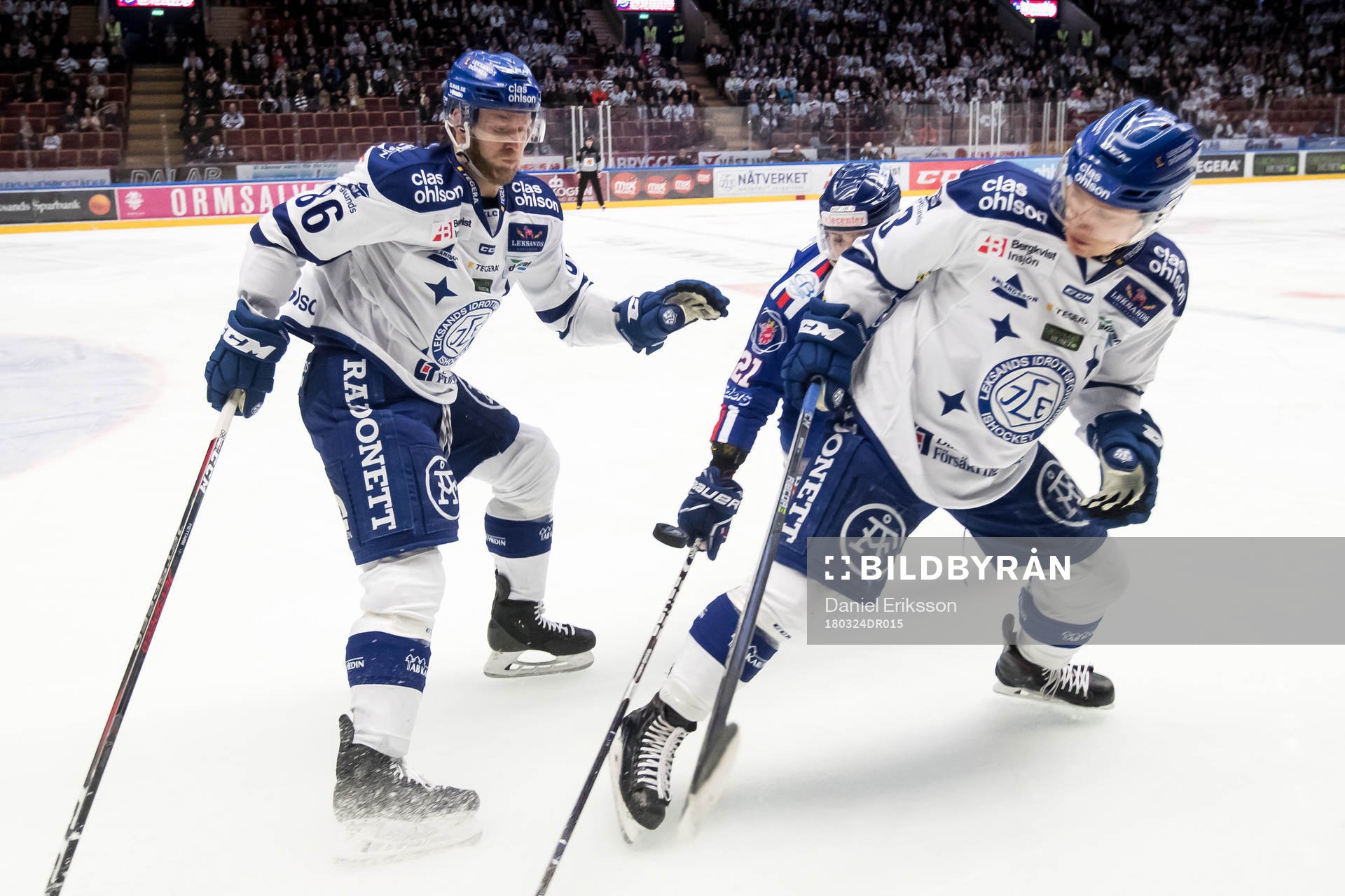 Leksands Daniel Pietta och Oskarshamns Gustav Olhaver och