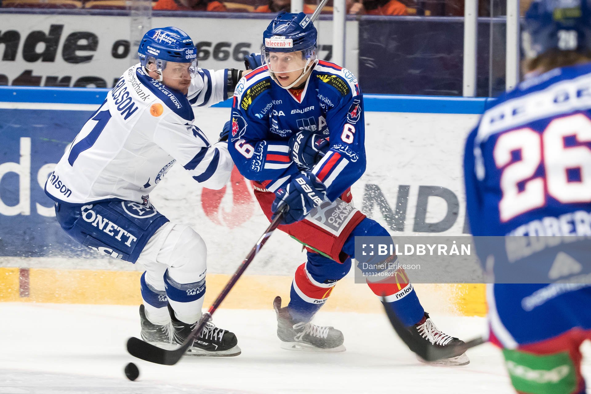 Leksands Martin Karlsson och Oskarshamns Martin Fehéváry