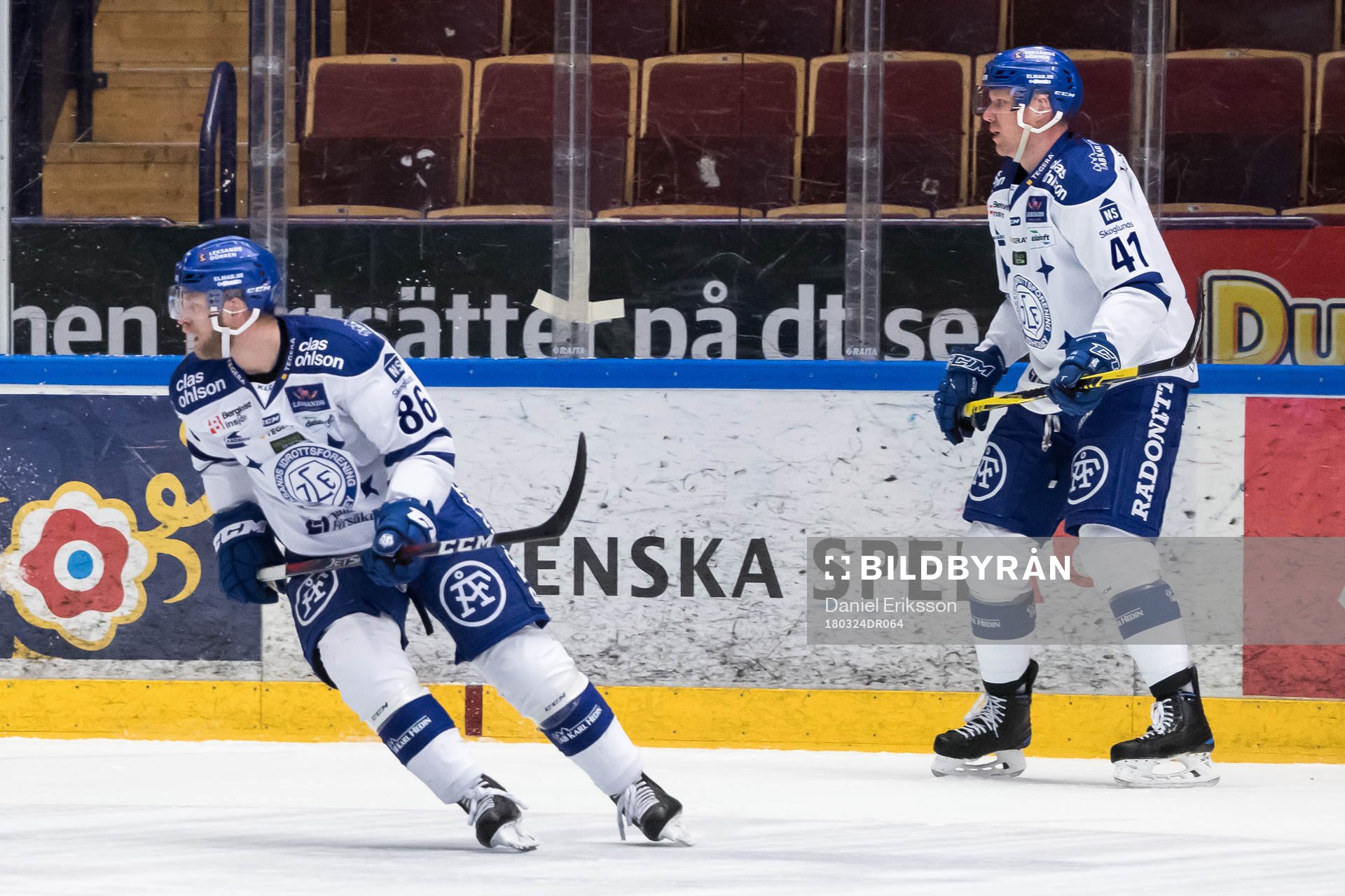 Leksands Daniel Pietta och Marcel Müller  i