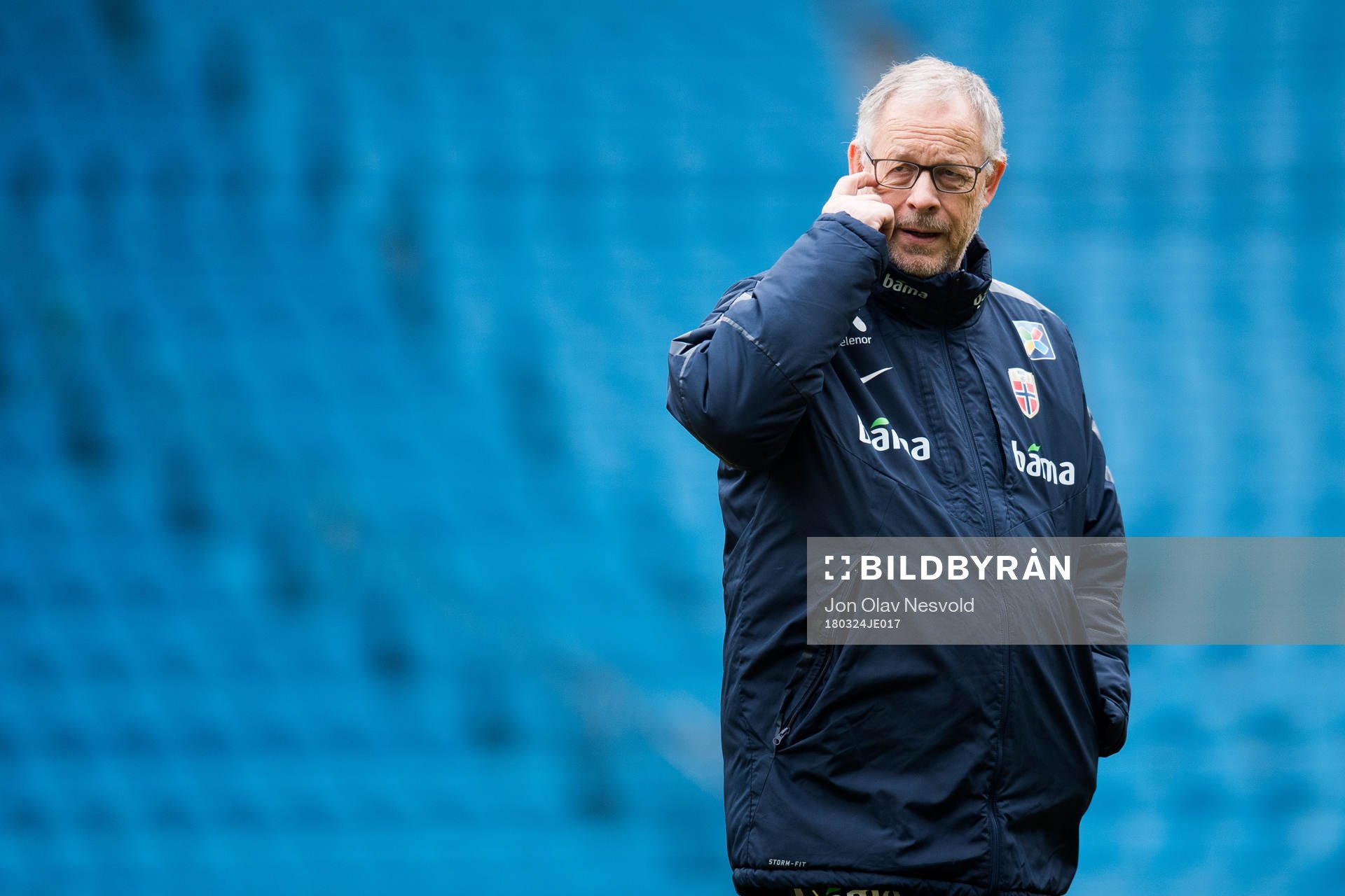 Lars Lagerbäck, head coach of Norway