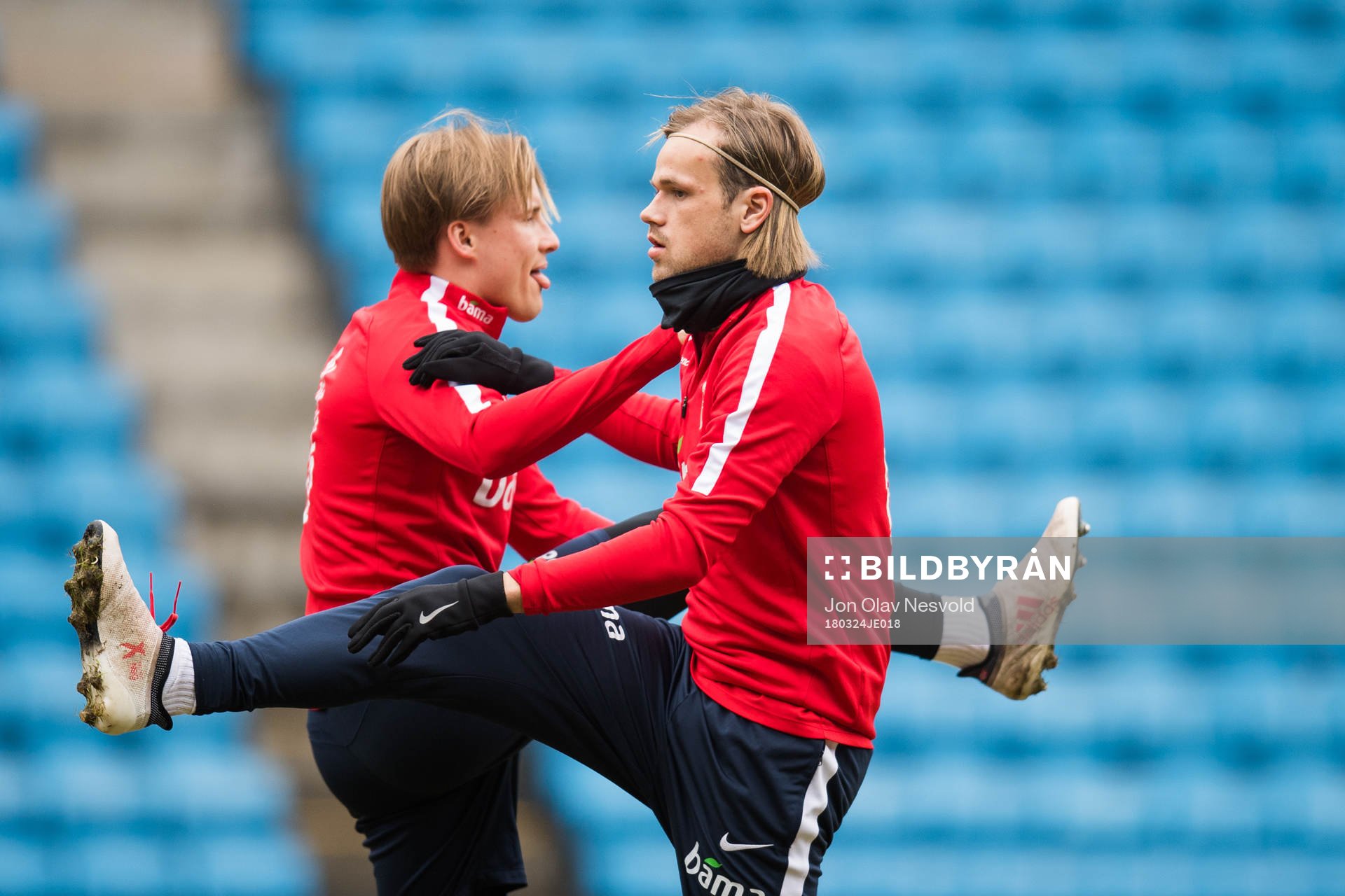 Jonas Svensson and Iver Fossum of Norway