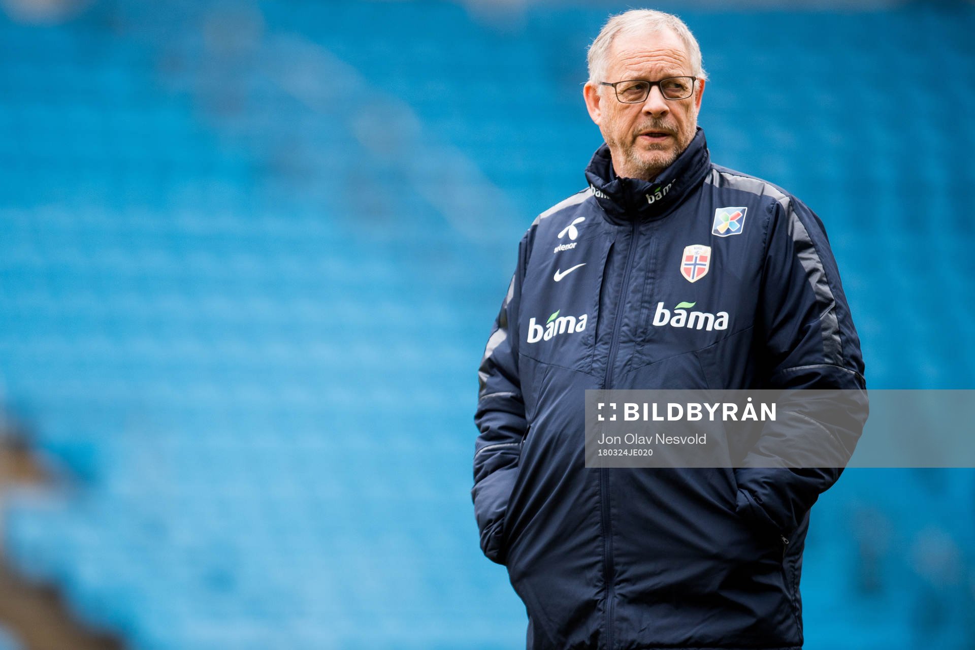 Lars Lagerbäck, head coach of Norway