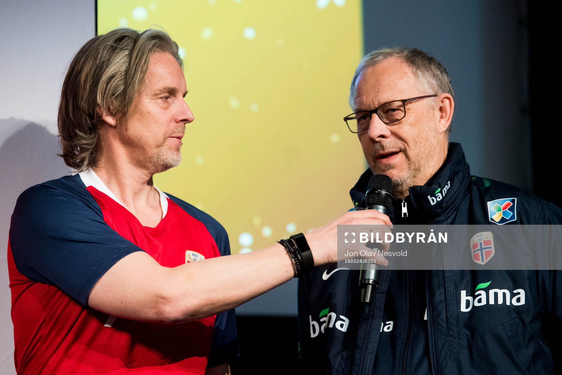 Jan Åge Fjørtoft, former football player, and Lars