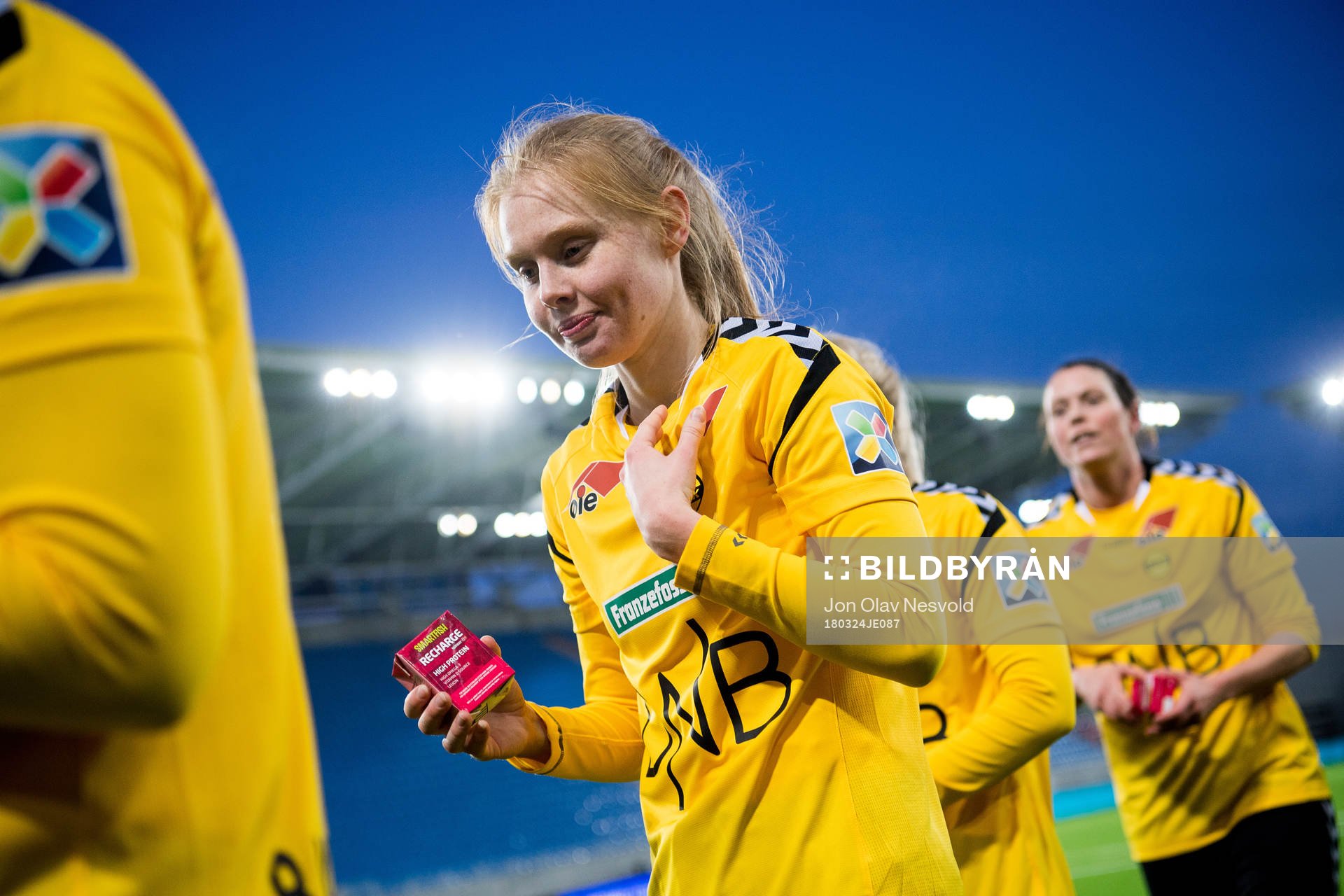 Malin Johnsen Brenn of LSK Kvinner after the Toppserien match between Vålerenga and LSK Kvinner on March 24, 2018 in Oslo.