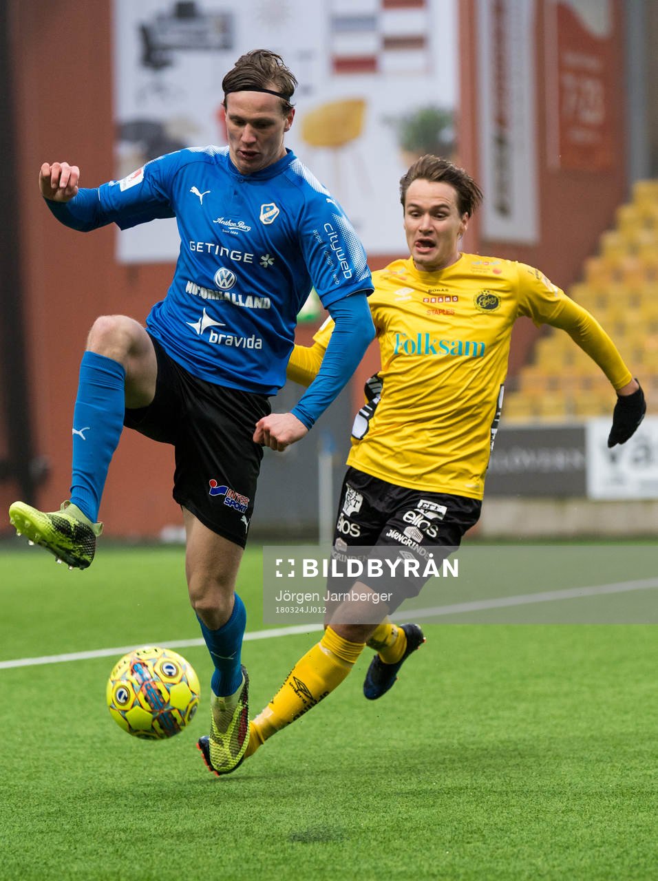 Halmstads Alexander Berntsson och Elfsborgs Viktor Prodell