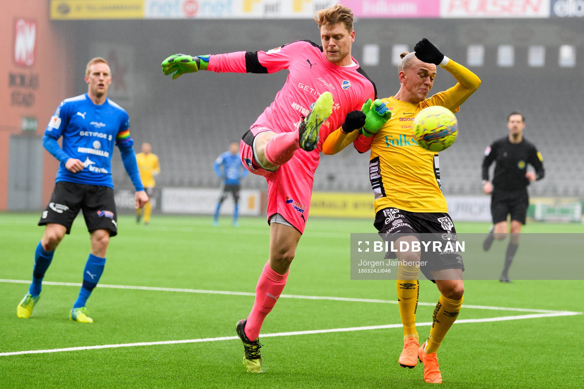 Halmstads målvakt Malkolm Nilsson