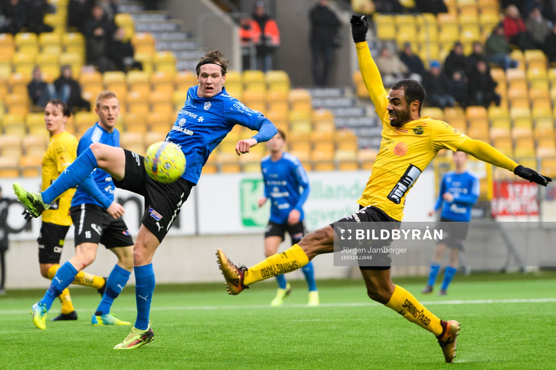 under träningsmatchen i fotboll mellan Elfsborg och