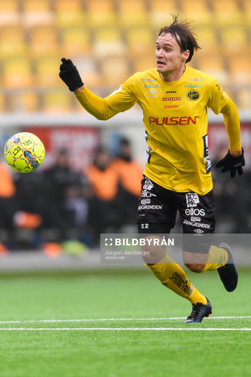 under träningsmatchen i fotboll mellan Elfsborg och