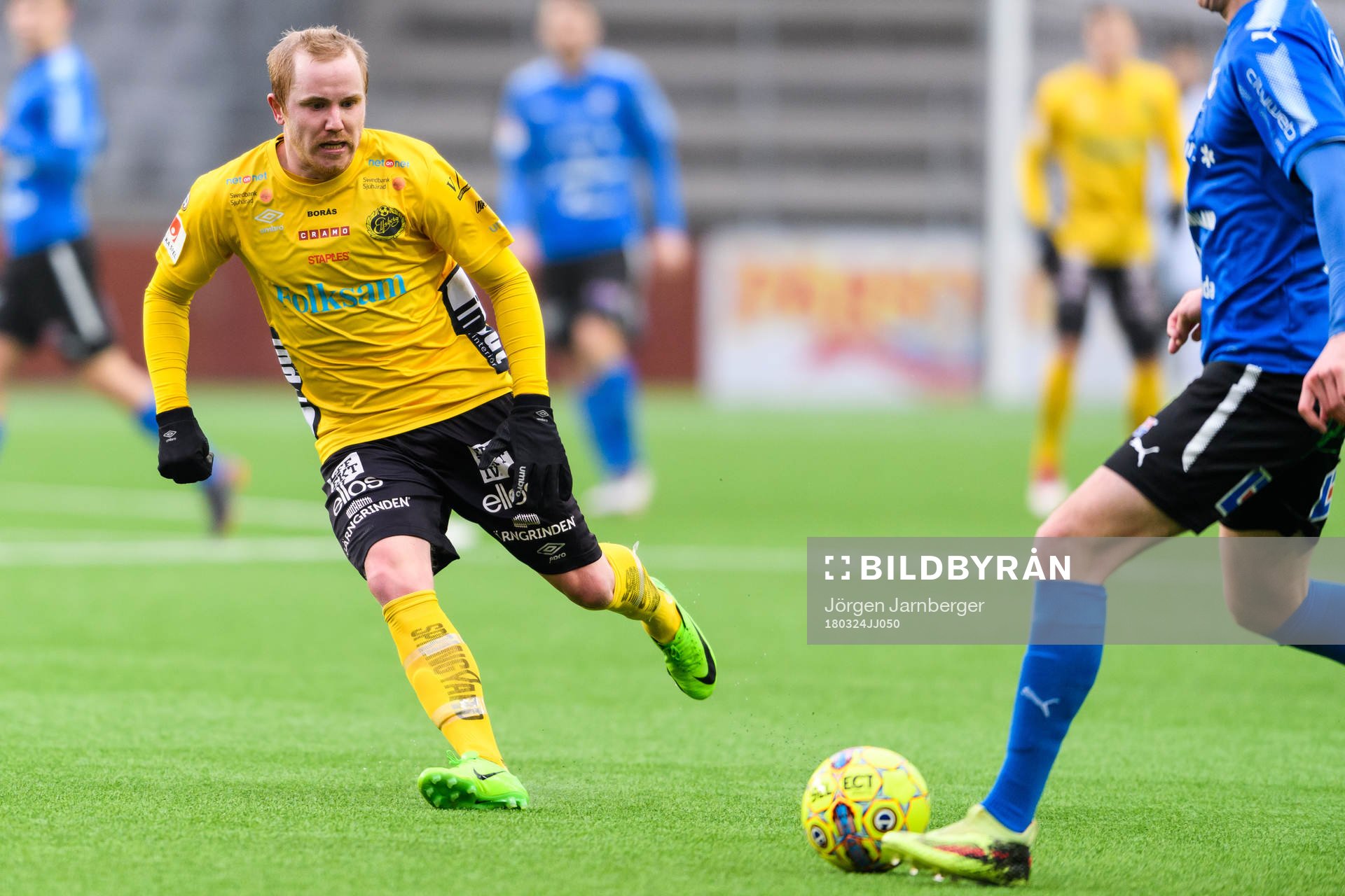 under träningsmatchen i fotboll mellan Elfsborg och