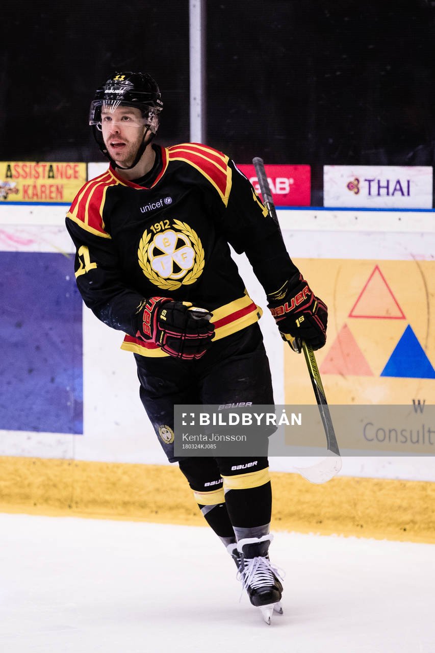 Brynäs Kevin Clark jublar
