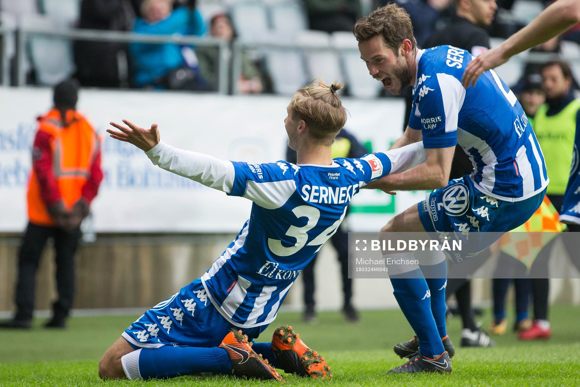 IFK Göteborgs Benjamin Nygren jublar