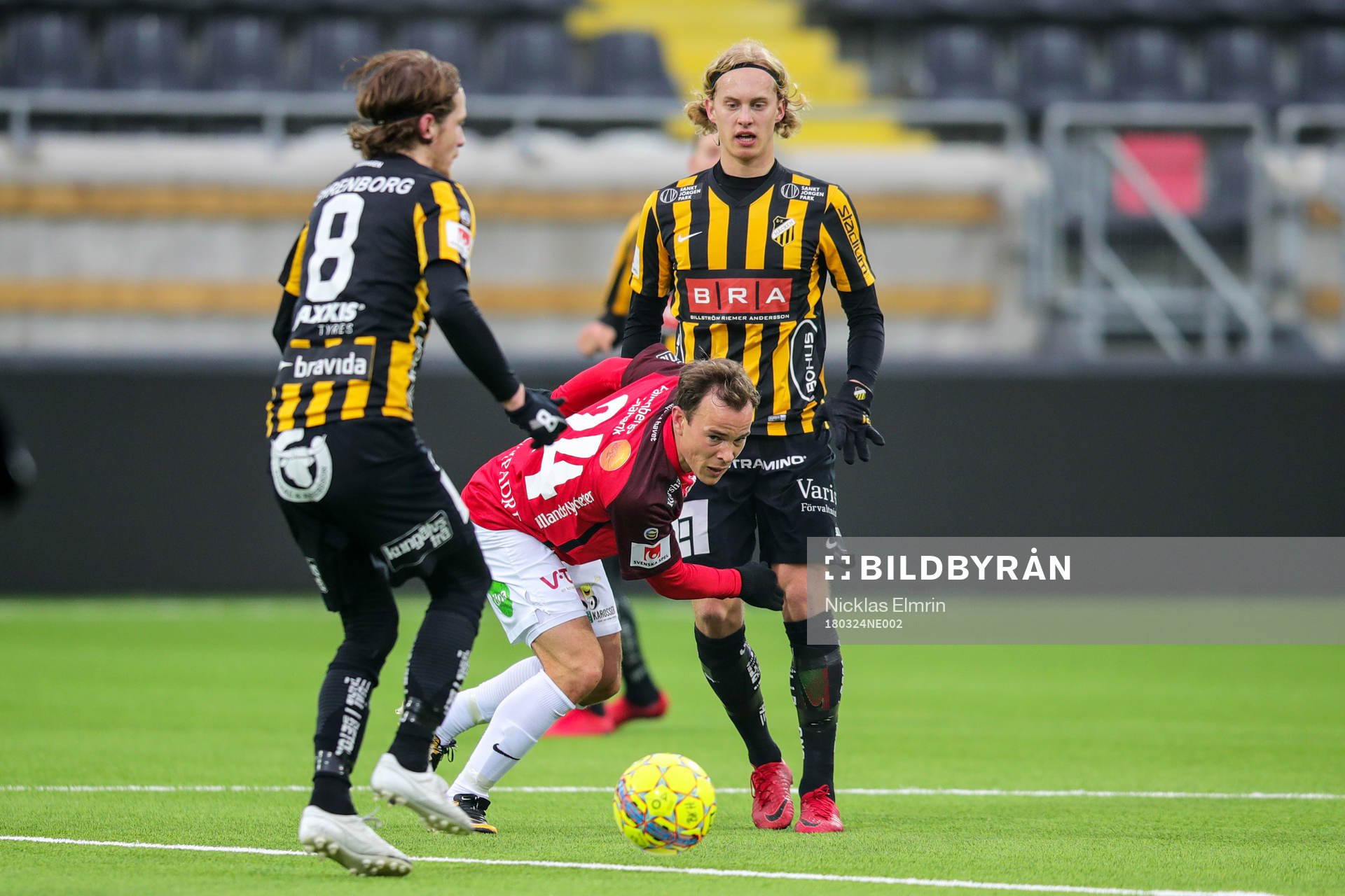 Falkenbergs Anton Wede och Häckens Erik Friberg och Gustav