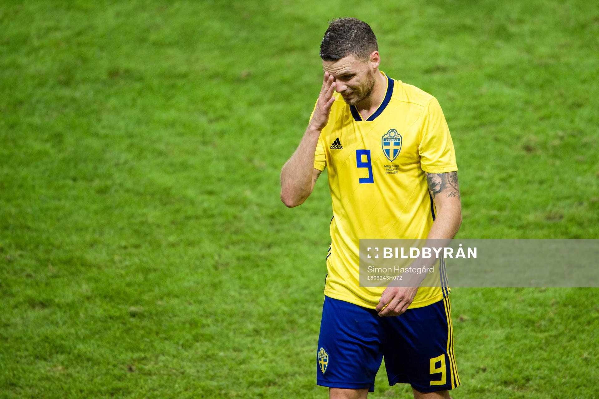 Sveriges Marcus Berg deppar