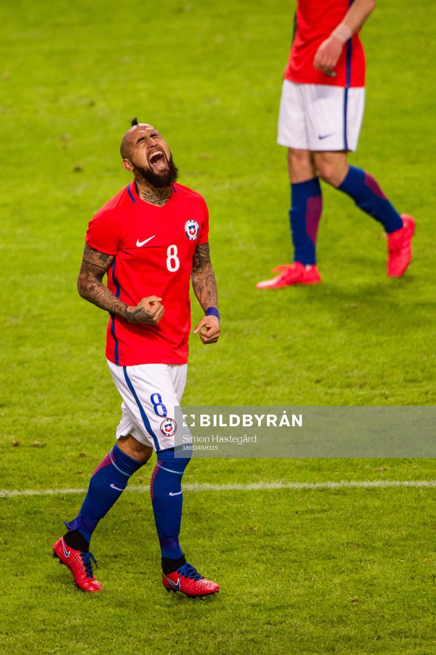 Chiles Arturo Vidal jublar