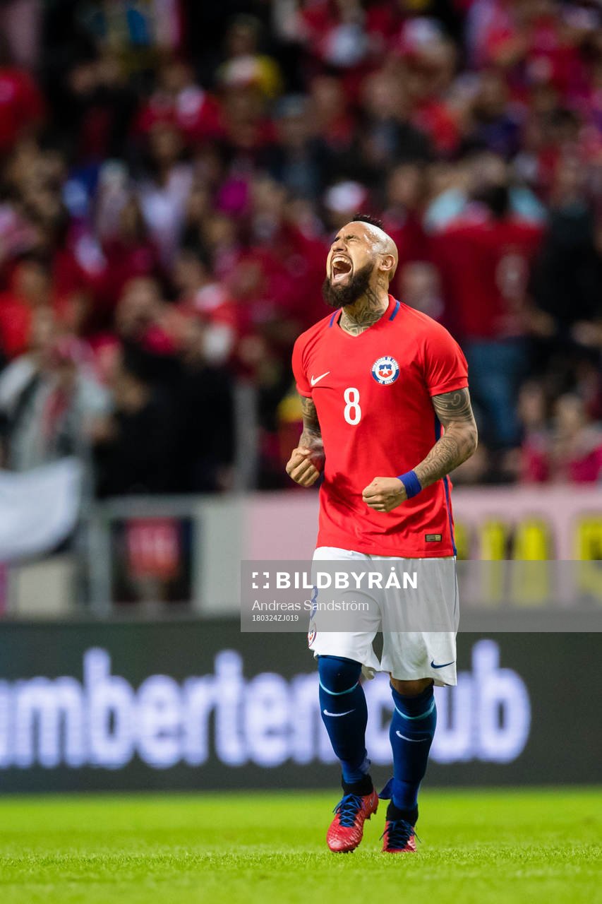 Chiles Arturo Vidal jublar