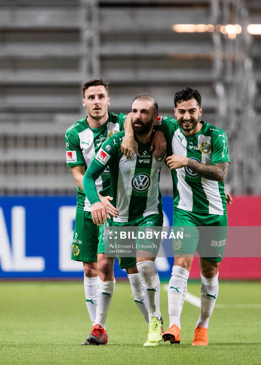 Hammarbys Kennedy Bakircioglu jublar
