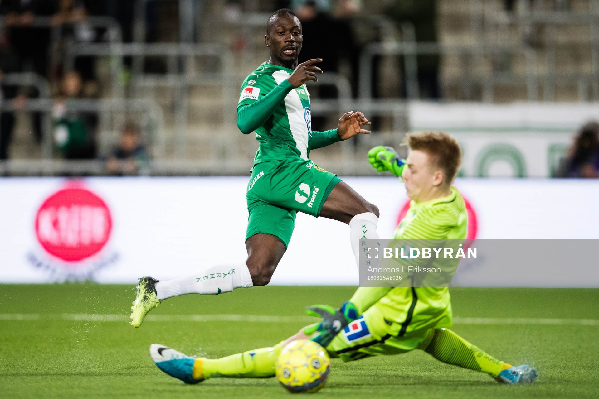 Hammarbys Pa Amat Dibba gör 3-2 bakom Norrköpings