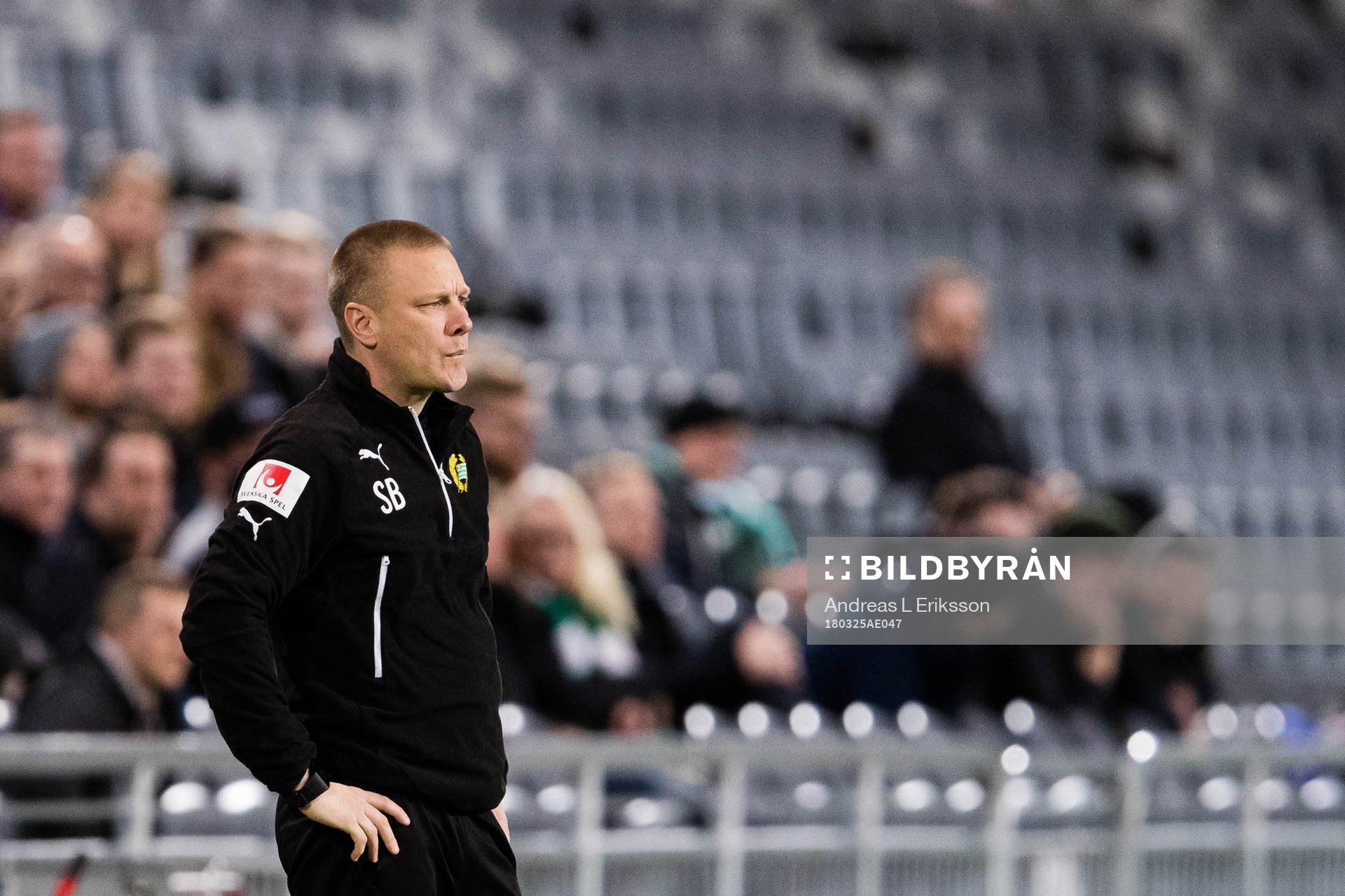 Hammarbys tränare Stefan Billborn
