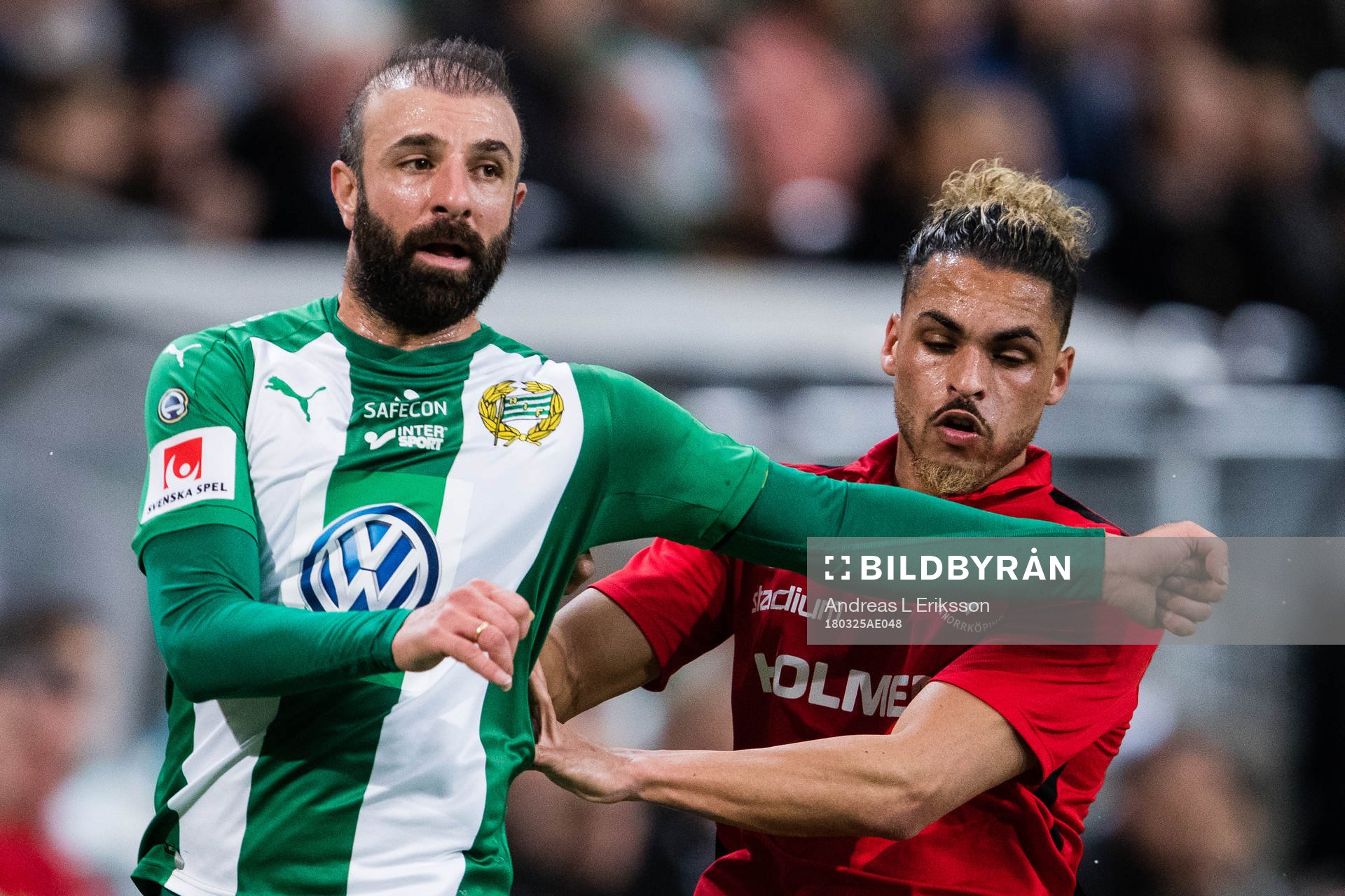 Hammarbys Kennedy Bakircioglu och Norrköpings Alexander