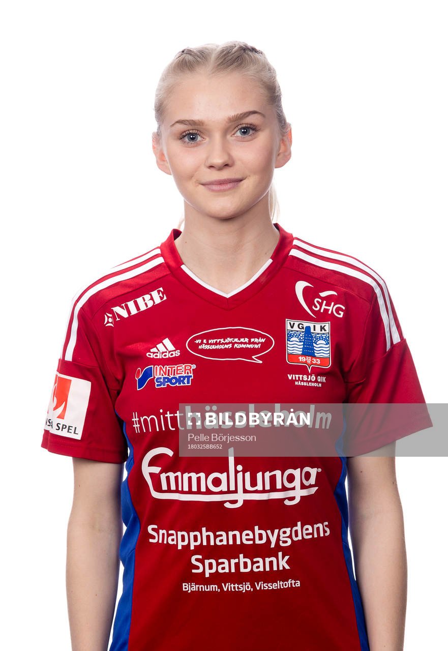 Vittsjös Amanda Persson poserar för ett porträtt den 25 mars 2018 i Vittsjö.
