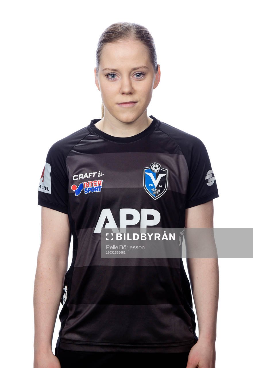 Växjös Sofia Johansson poserar för ett porträtt den 25 mars 2018 i Växjö.