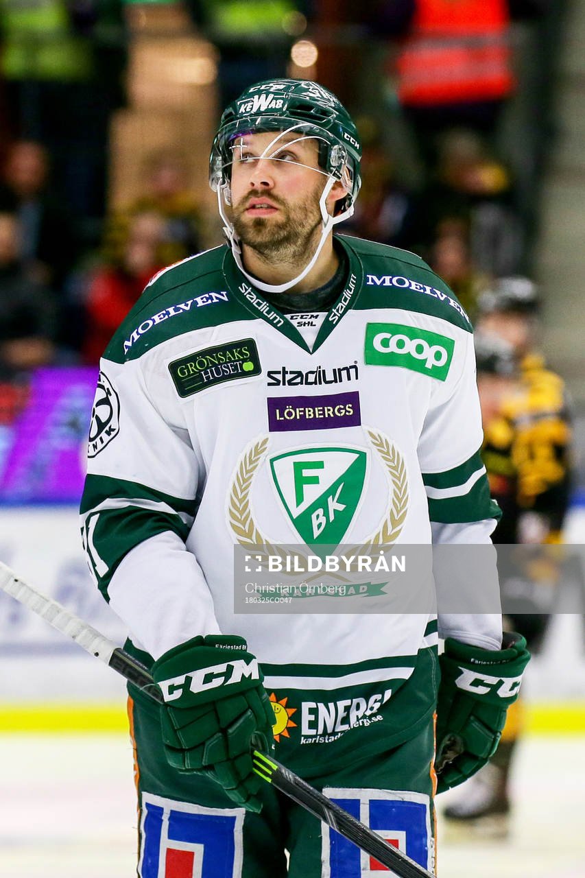 Färjestads Dick Axelsson jublar