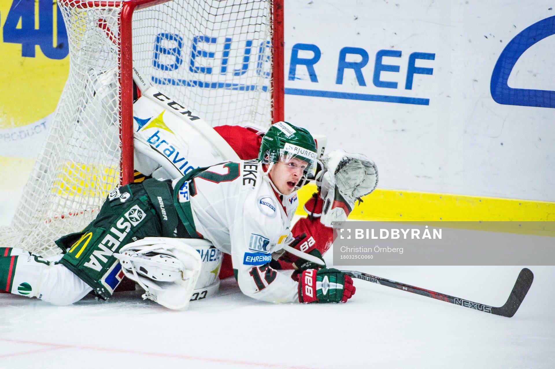 Frölundas Max Friberg deppar