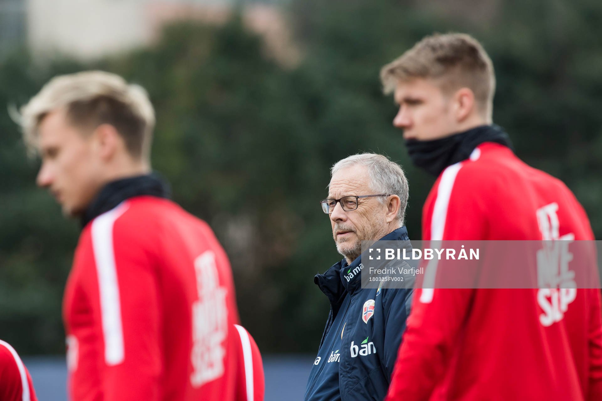 Lars Lagerbäck, head coach of Norway