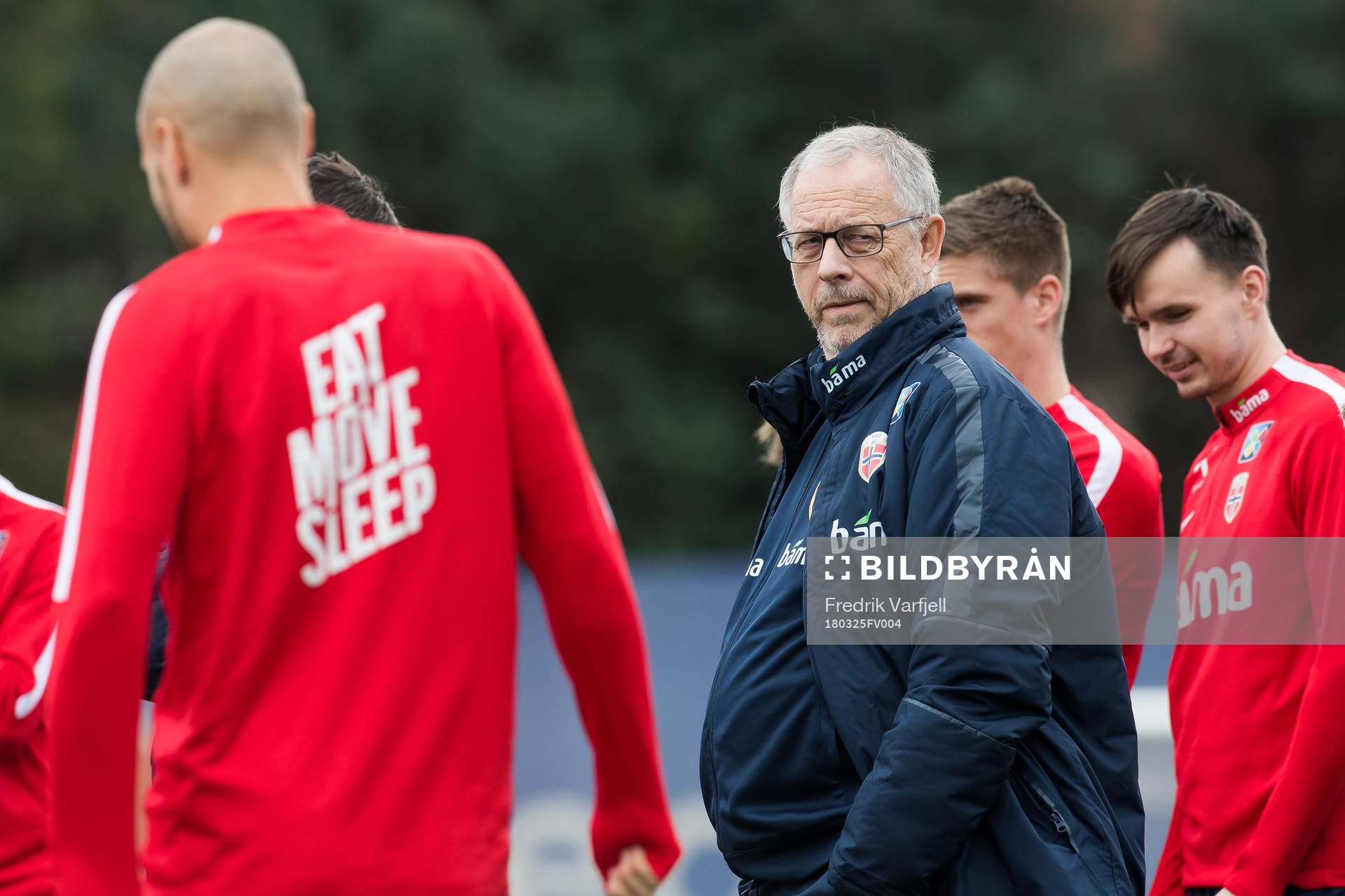 Lars Lagerbäck, head coach of Norway