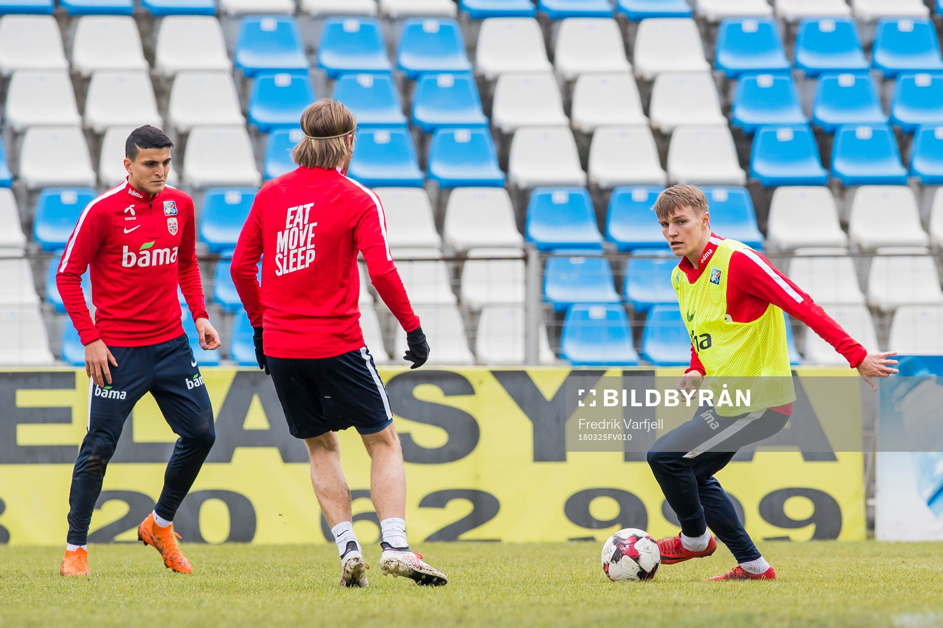 Mohamed Elyounoussi, Iver Fossum and Martin Ødegaard of